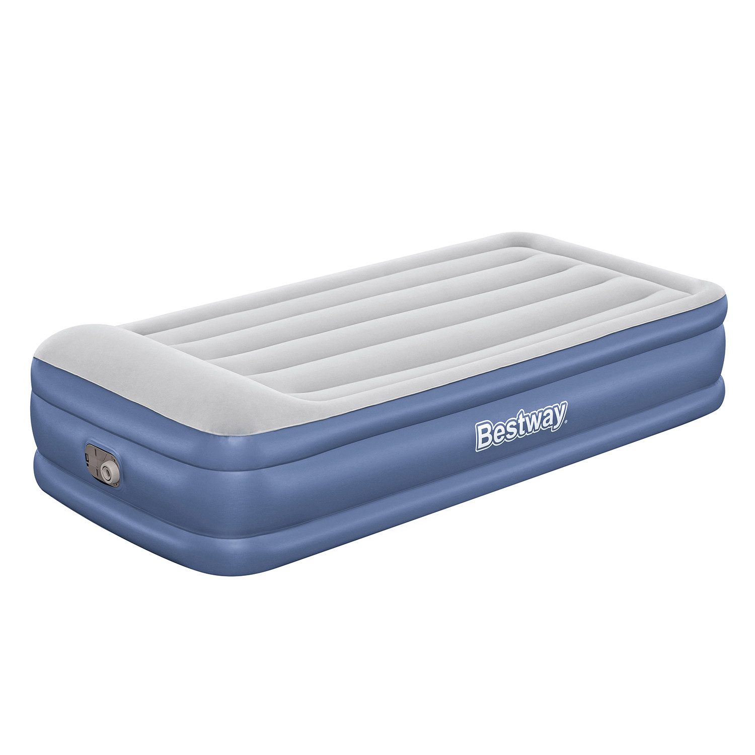 Bestway Luftbett TriTech® 191 x 97 x 46 cm, (Packung, 1-tlg., Inkl. Integrierte Elektropumpe), Ideal für den Innengebrauch