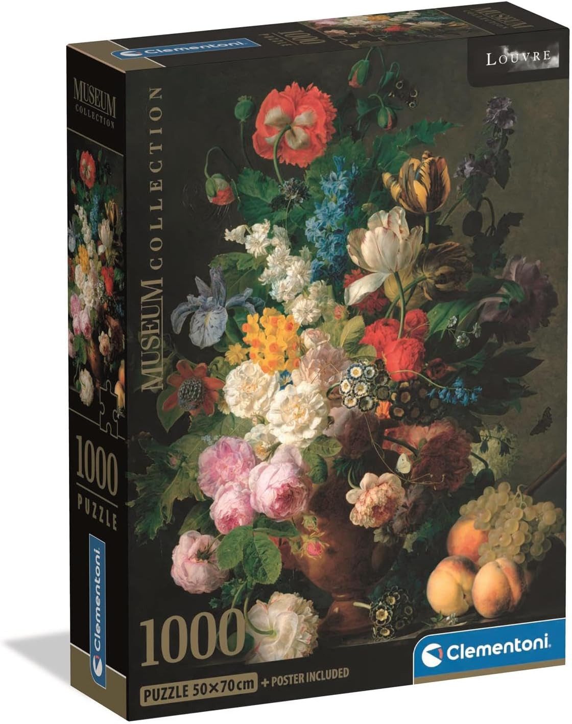 Clementoni® Puzzle Clementoni 39970 - Museum Collection: Van Dael Blumenvase 1000 Teile, Puzzleteile