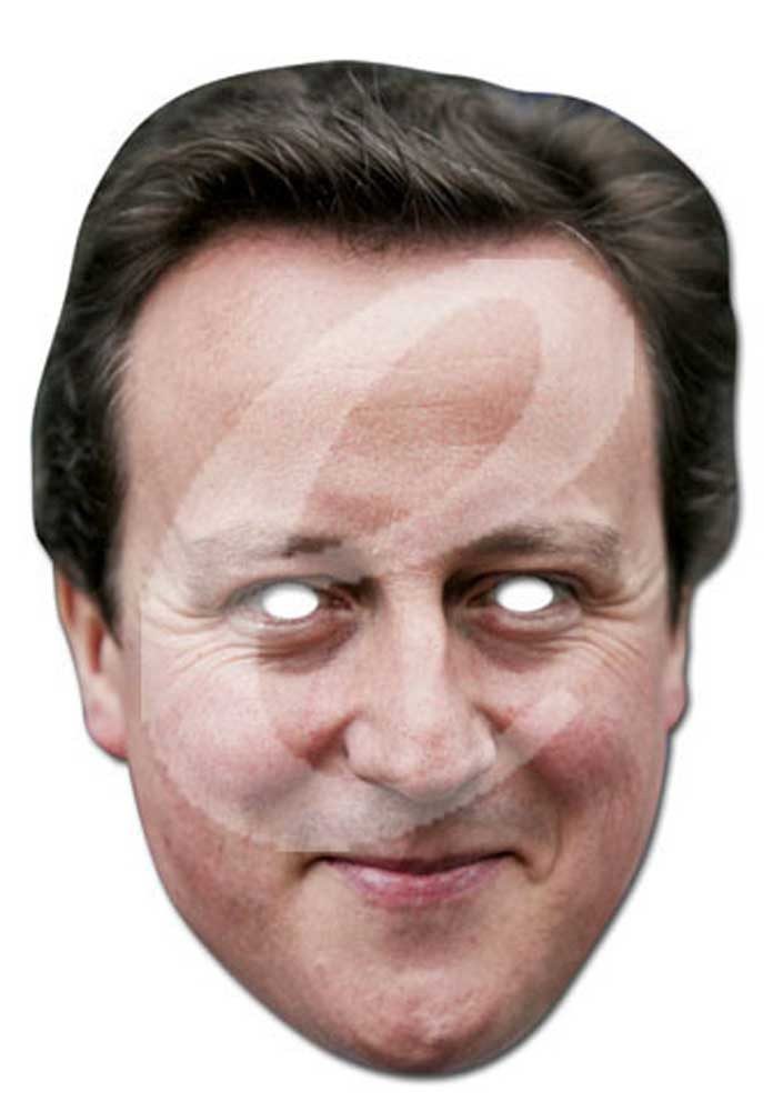 Verkleidungsmaske Cameron, David - Маски - Promi Maske