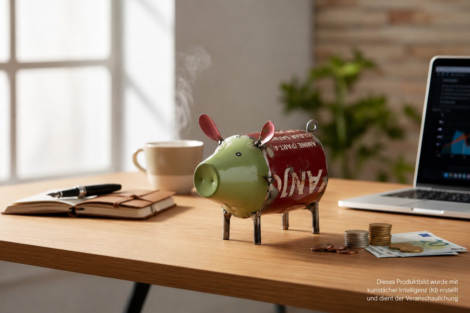 Brillibrum Spardose Tierfigur Spardose aus recyceltem Metall