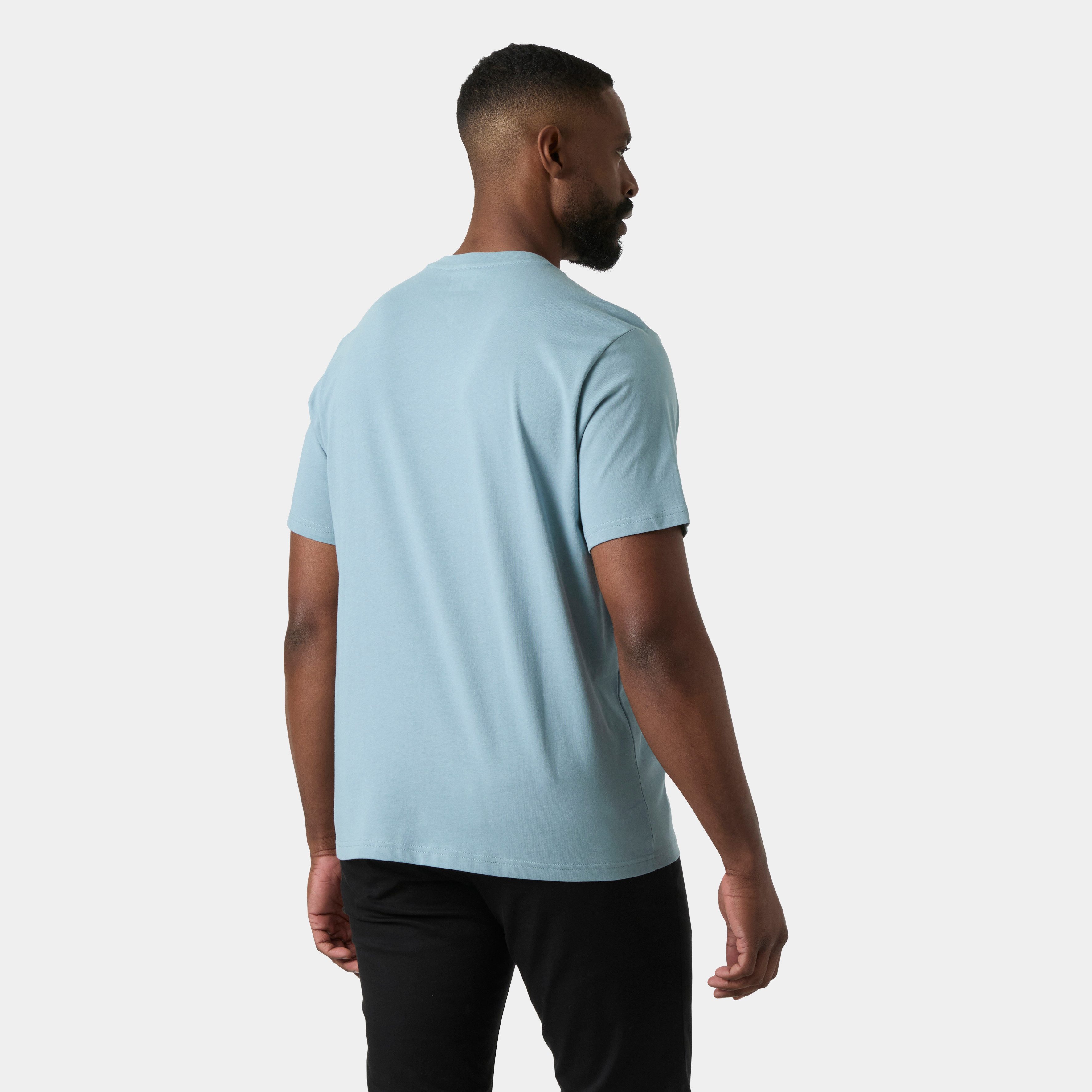 Helly Hansen T-Shirt HH LOGO T-SHIRT 3.0 kurzärmlig, mit Rundhalsausschnitt, aus Baumwolle, sportlicher Schnitt