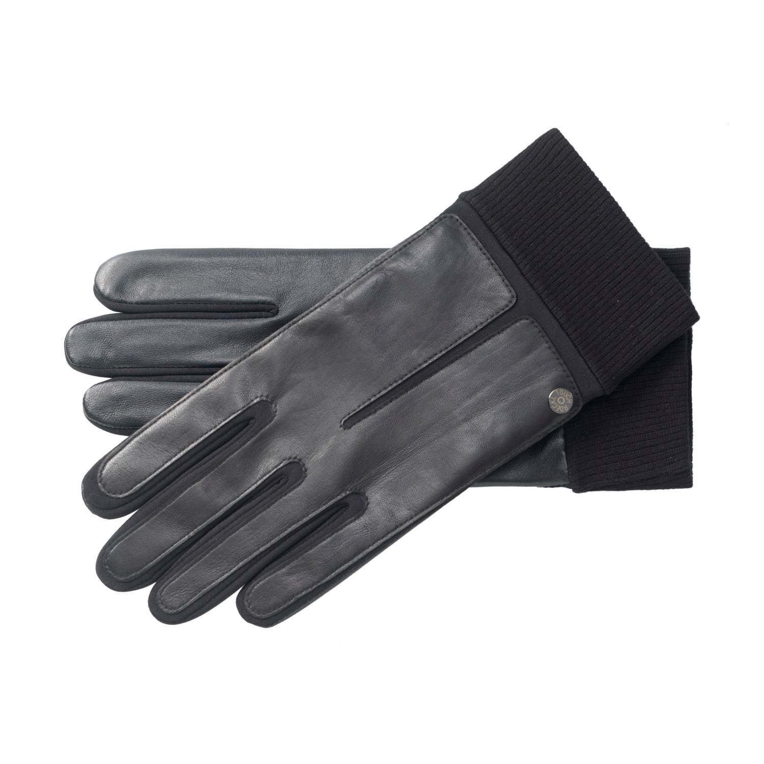 Strickbund Touch Roeckl mit Lederhandschuhe 000-black