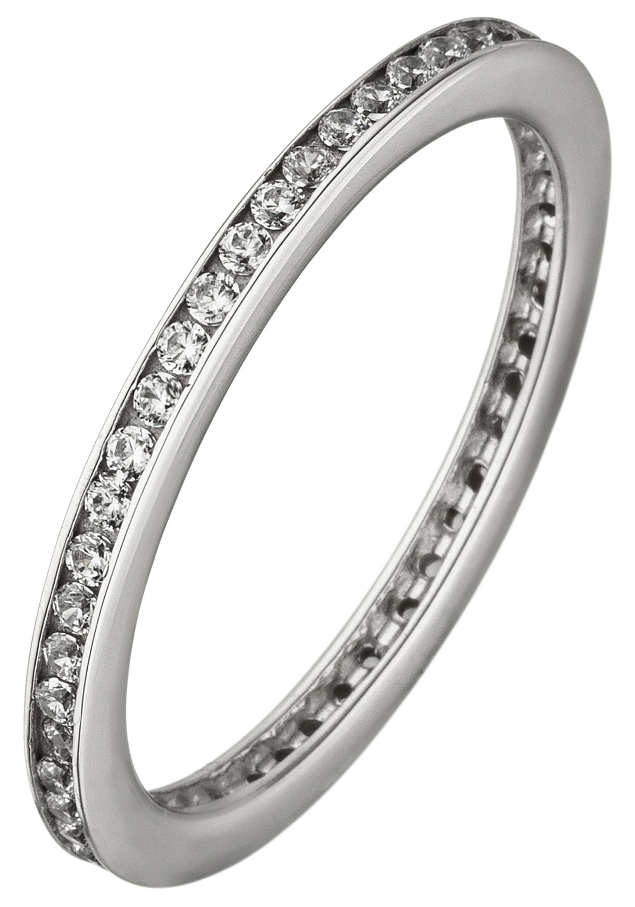 JOBO Fingerring, 925 Silber mit Zirkonia günstig online kaufen