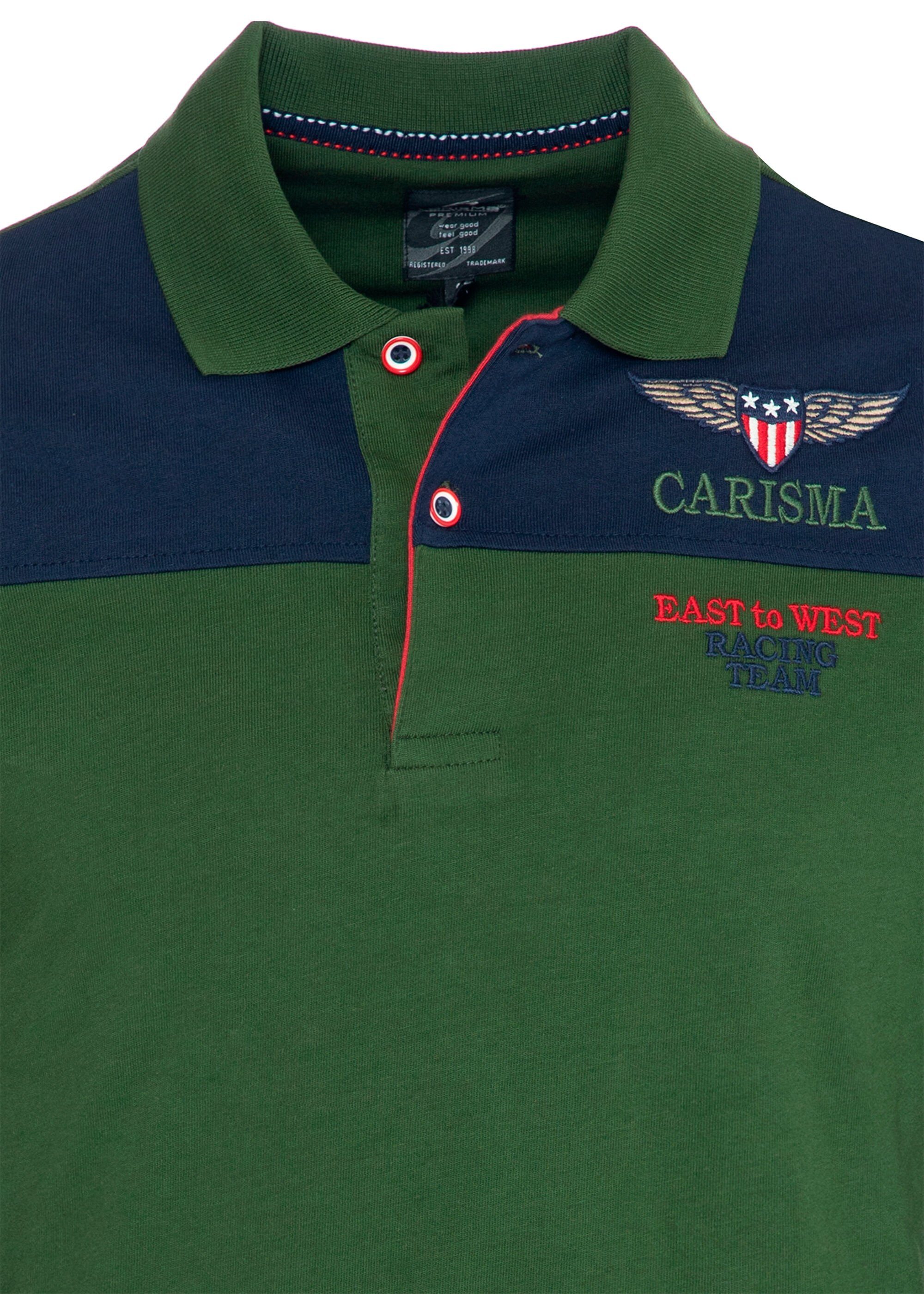 CARISMA Poloshirt (1-tlg) mit Stickerei Rugby Team