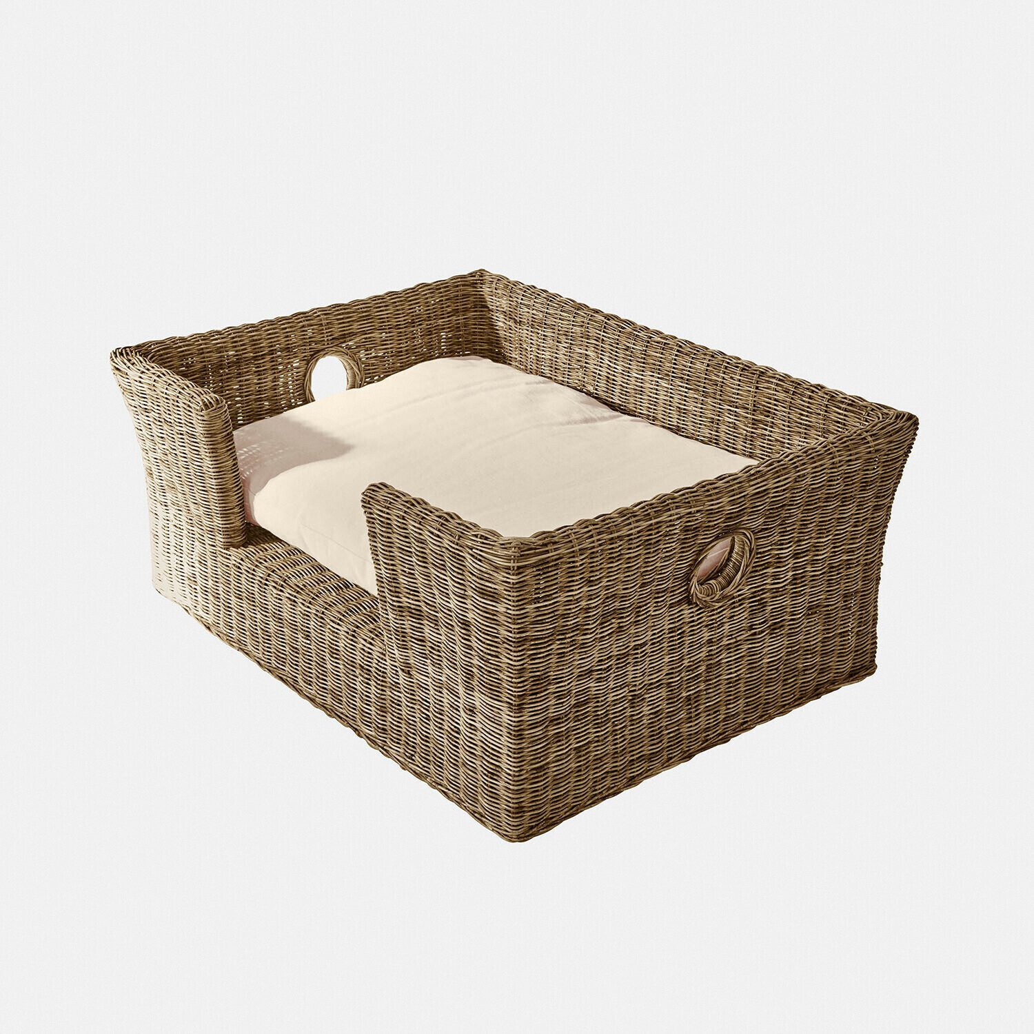 Mirabeau Hundebett Haustierkorb Knuddo braun/creme
