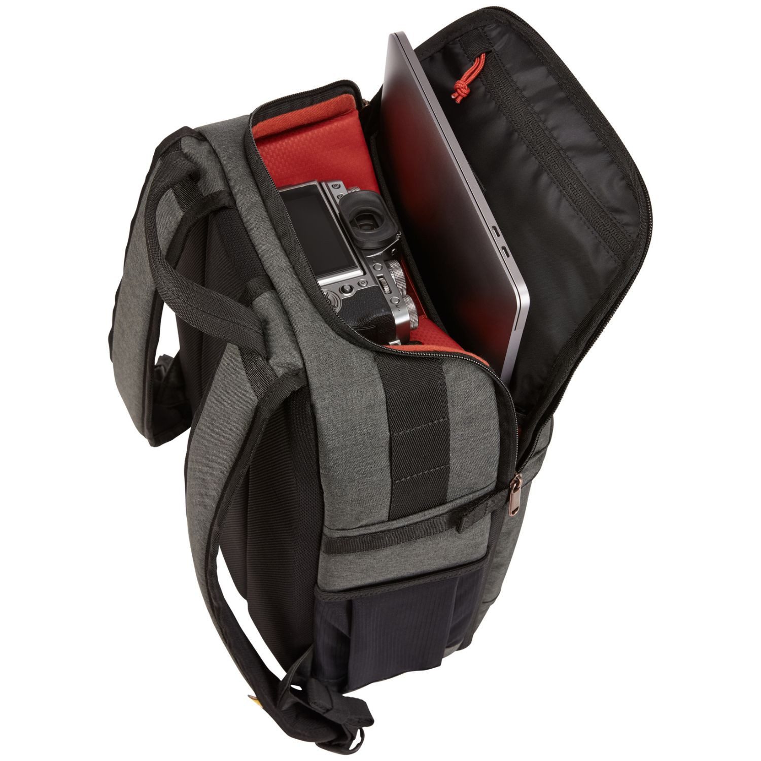 Case Logic Fotorucksack Kamera Foto Rucksack Tasche Era Obsidian Groß, Backpack passend für DSLR SLR DSLM Systemkamera Drohne + Zubehör