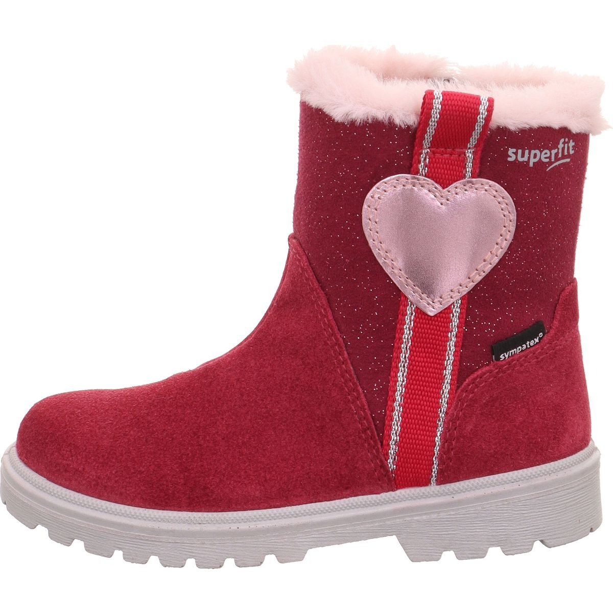 Superfit Spirit Winterstiefel Stylischer, wasserdichter Mädchenstiefel mit Glitzer, atmungsaktivem