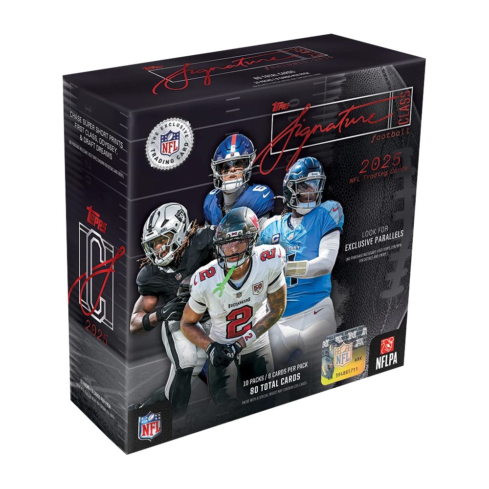 Topps Sammelkarte Topps NFL Signature Class 2025 Mega Box Englisch