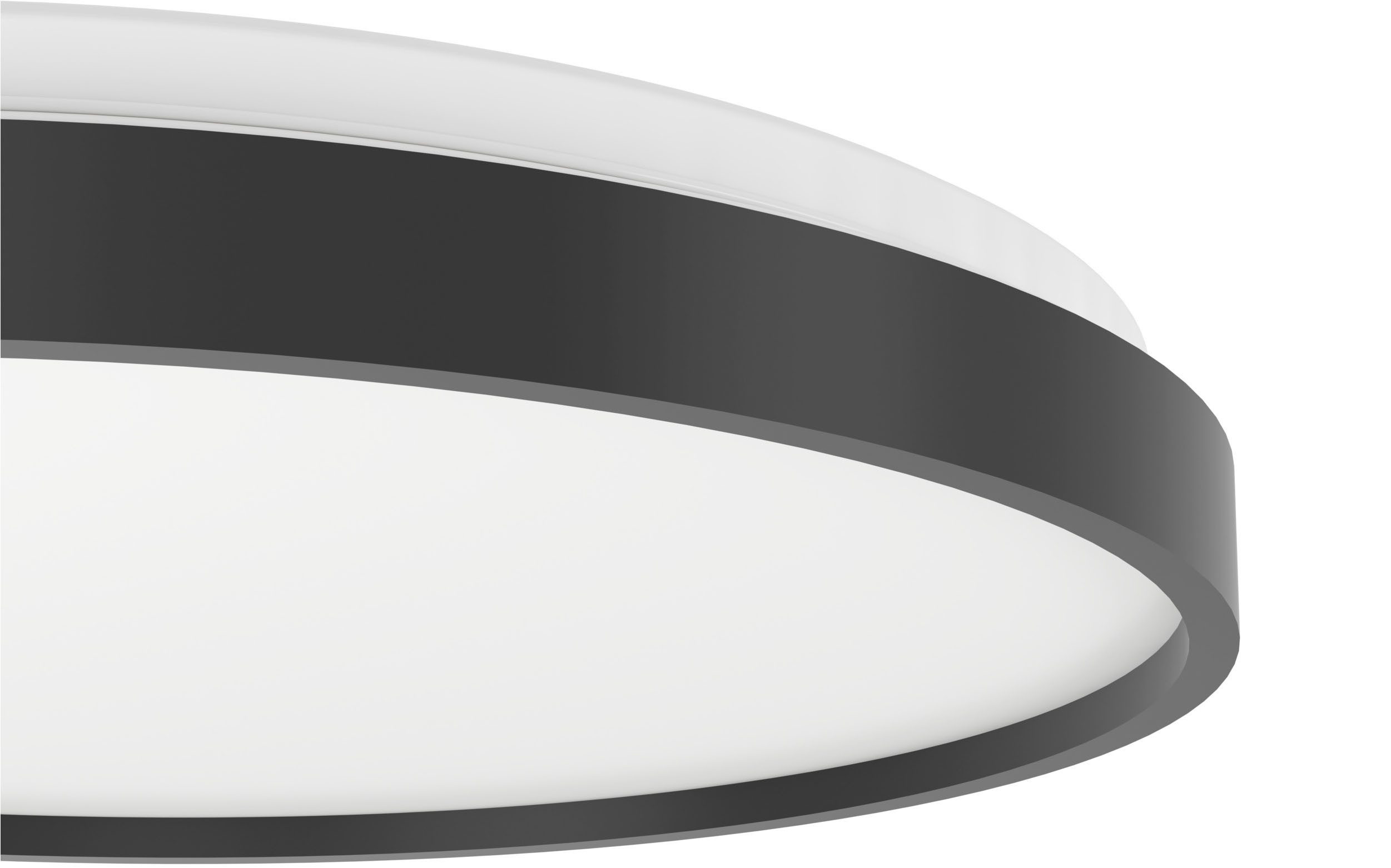 EGLO LED Deckenleuchte MOZONCILLO-Z Deckenlampe, Disco-Modus, ZigBee 3.0, Wohnzimmerlampe, CCT - über Fernbedienung, Dimmer, Dimmfunktion, Farbsteuerung, Farbwechsel, Fernbedienung, Infrarot inkl., Memoryfunktion, Nachtlichtfunktion, RGB, Smart Home, Timerfunktion, Weckerfunktion, dimmbar über Fernbedienung, mehrere Helligkeitsstufen, LED wechselbar, RGB, warmweiß - kaltweiß, Fernbedienung inkl., App / Sprachsteuerung Alexa, H: 6,5cm x D: 40 cm