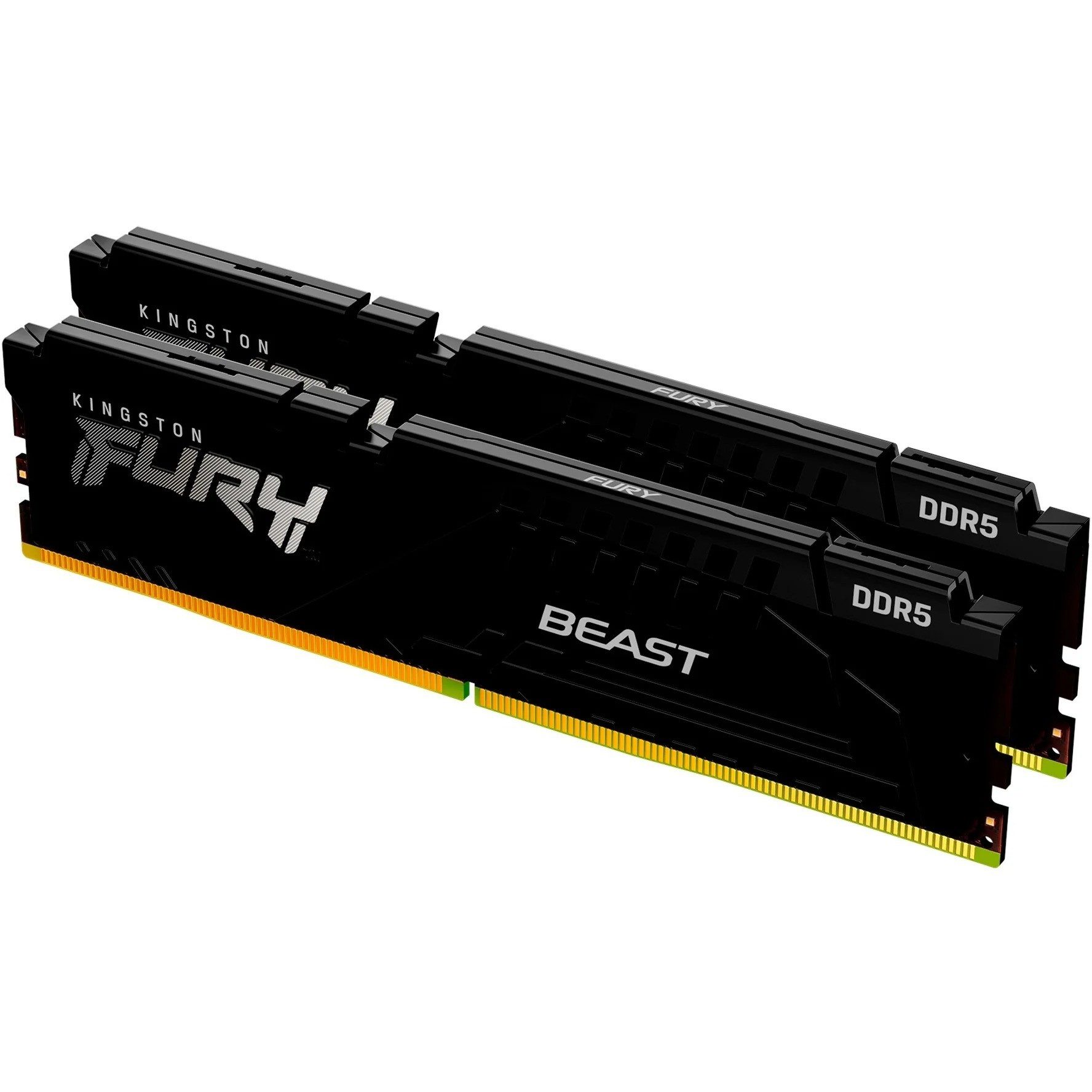 Kingston FURY Beast DDR5 16GB-5600 Dual Kit (2x8GB) CL40 PC-Arbeitsspeicher (CL40 Timing, XMP 3.0, On-Die ECC, Black Heatspreader)