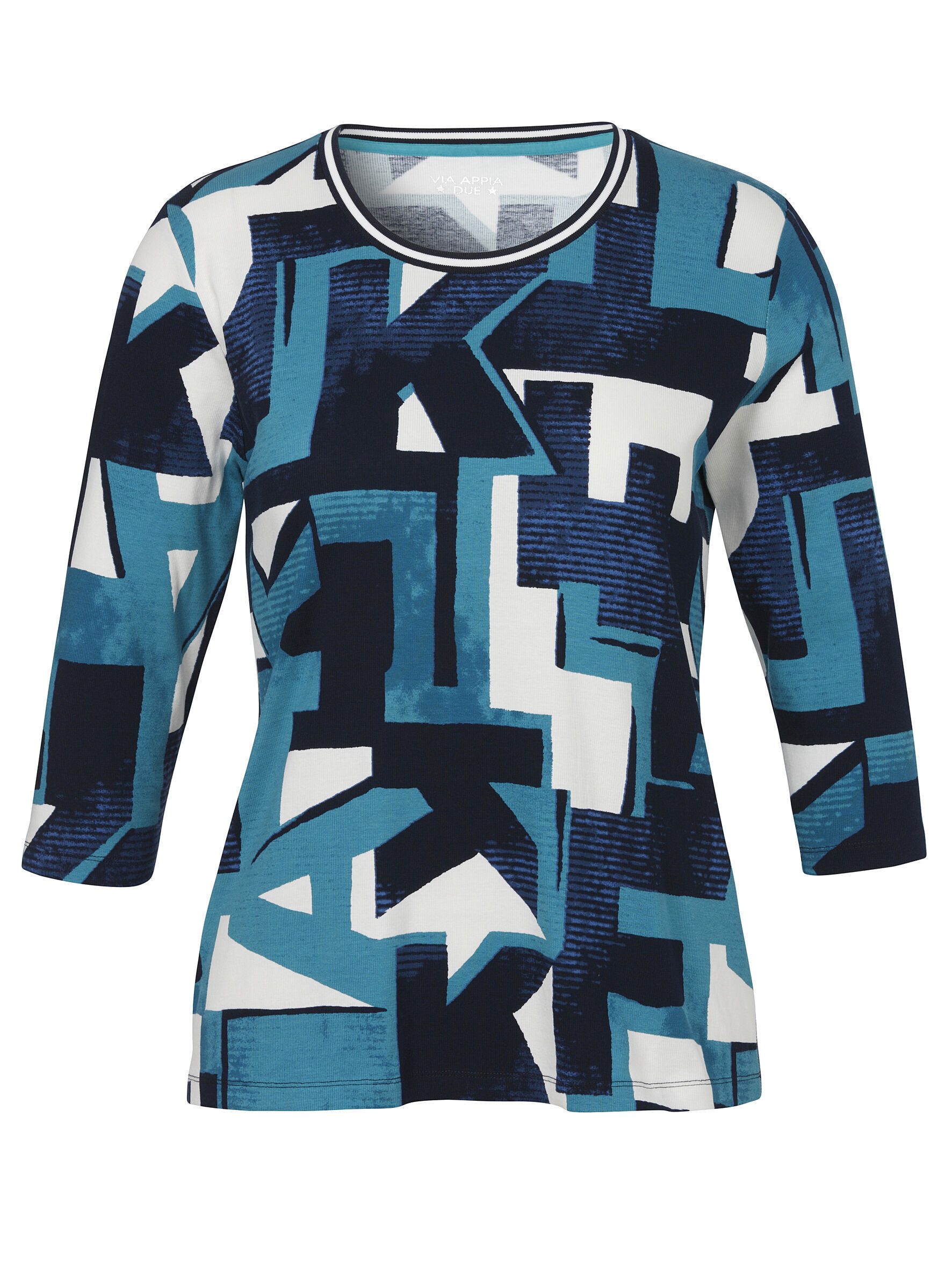 VIA APPIA DUE Rundhalsshirt (1-tlg) Große Größen