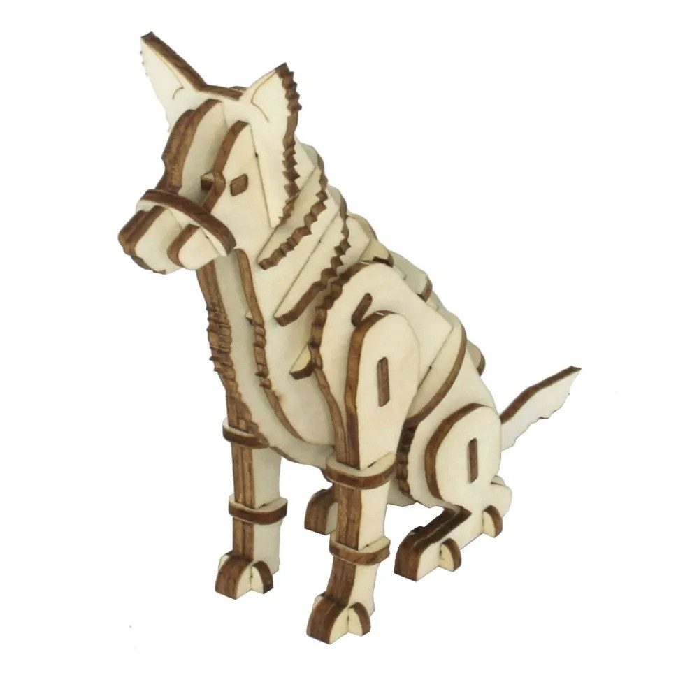 SOL-EXPERT group Modellbausatz 3D Holz Bausatz Schäferhund