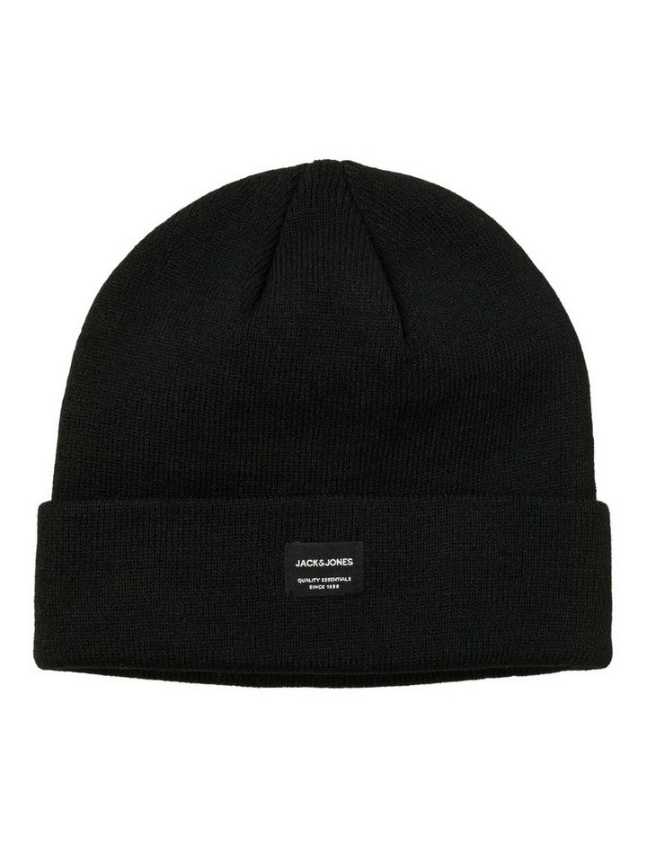 Jack & Jones Strickmütze JACDNA BEANIE NOOS Kunstfaser, Rippenstrick