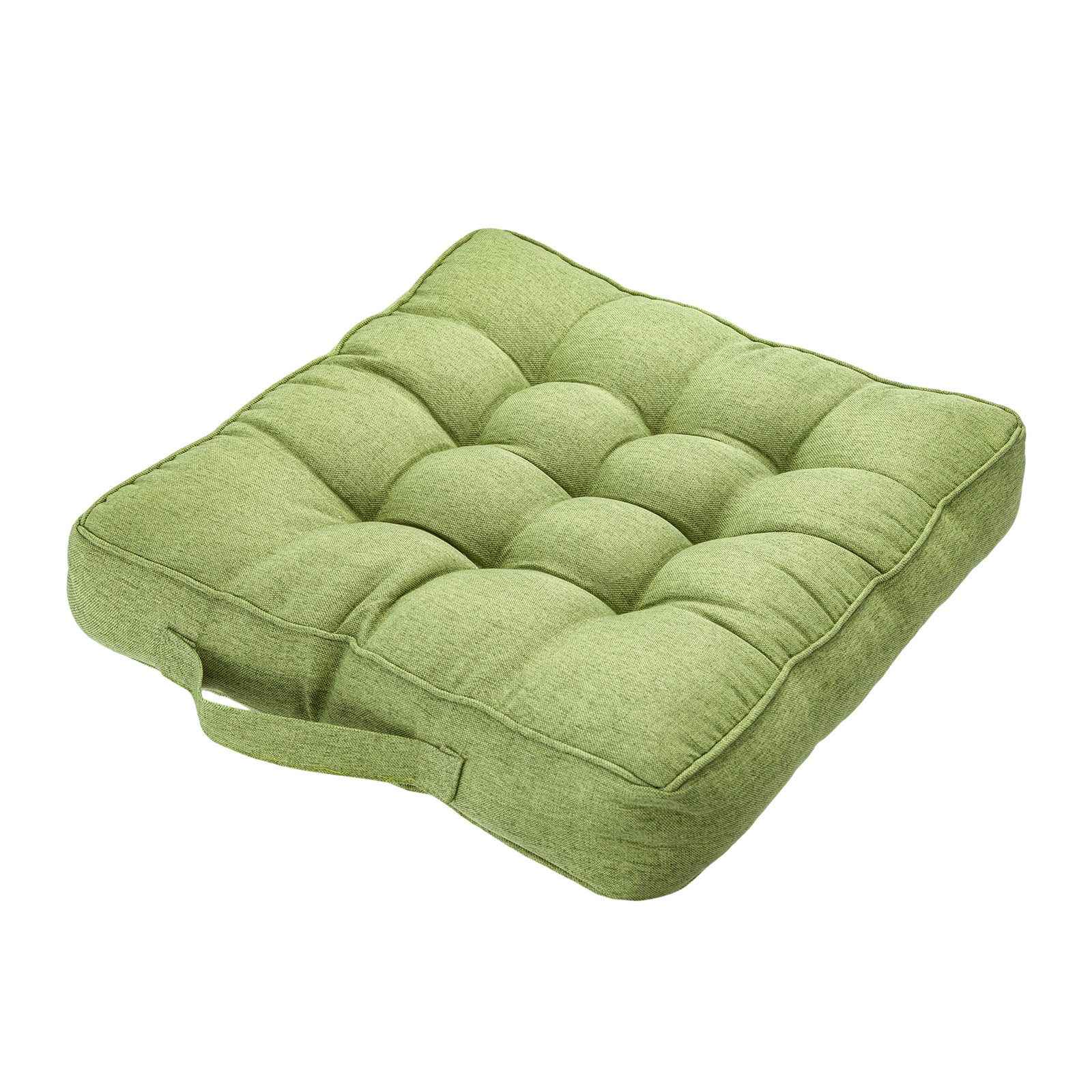 Youyijia Polsterstuhl Sitzkissen 47x47x10 cm extra dick – Stuhlkissen mit Griff, 1 Stück