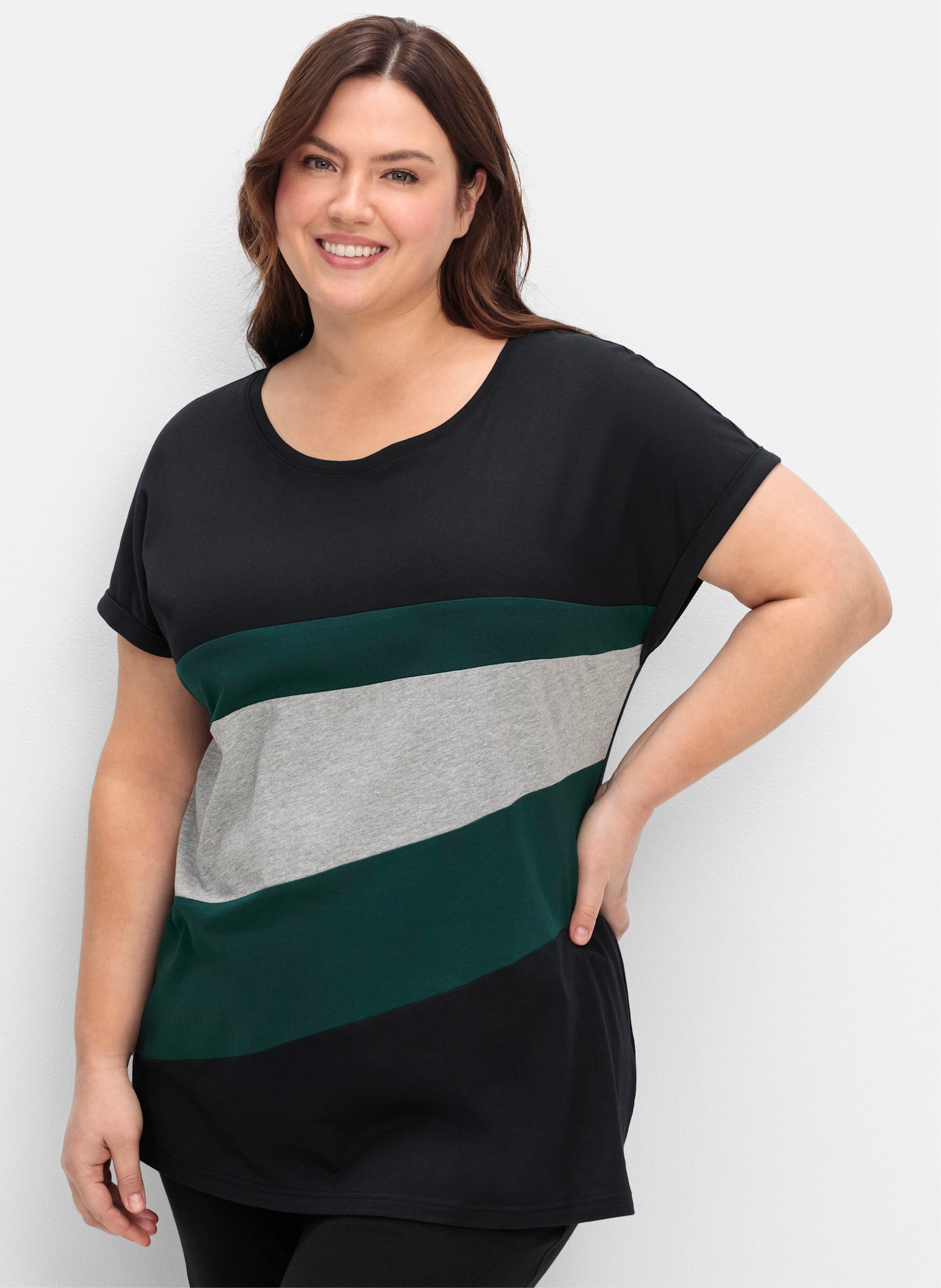Sheego T-Shirt Oversize-Shirt günstig online kaufen