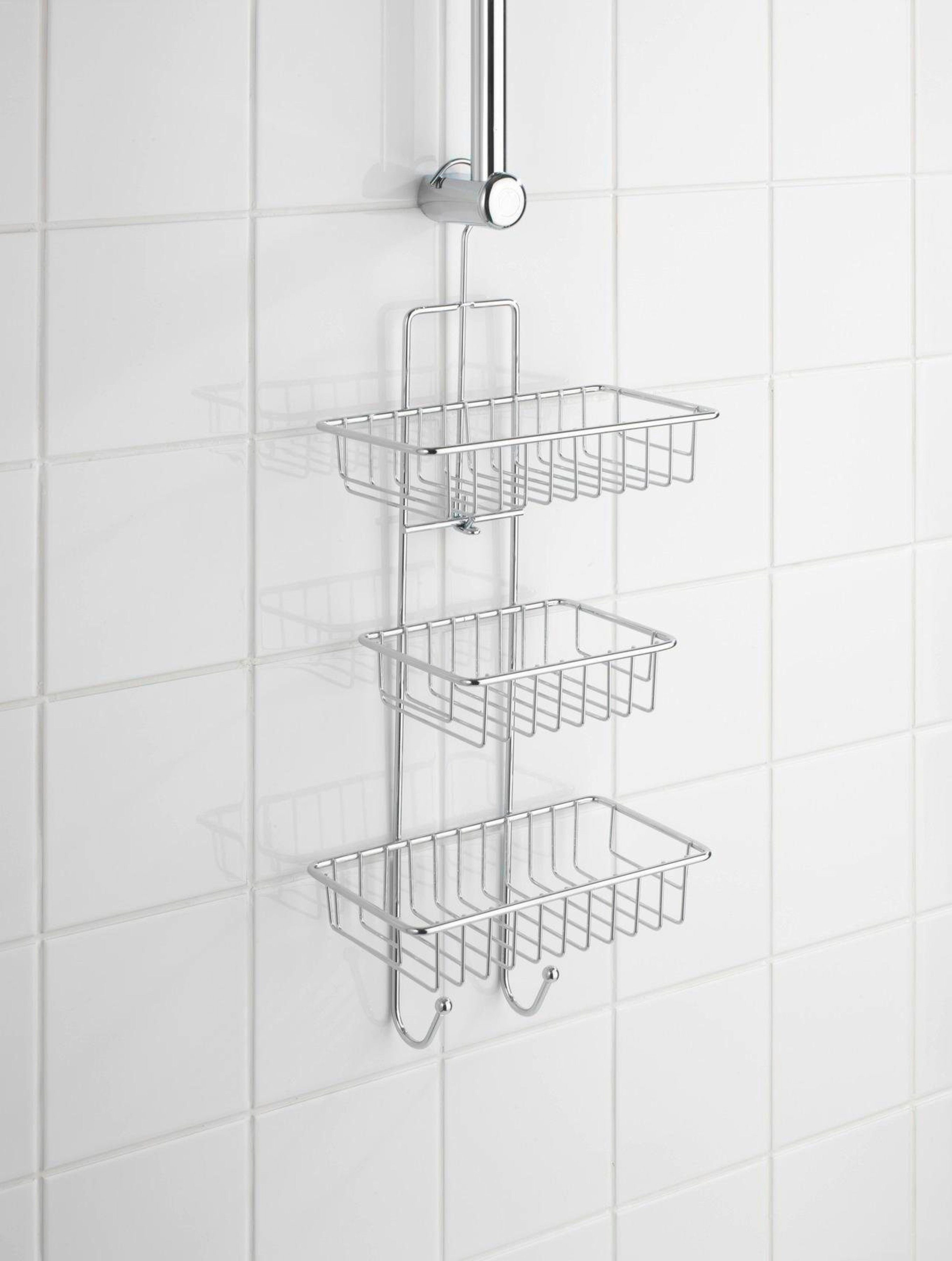 WENKO Duschablage »Milano«, 3 Körbe, 2 Haken, zum Einhängen online