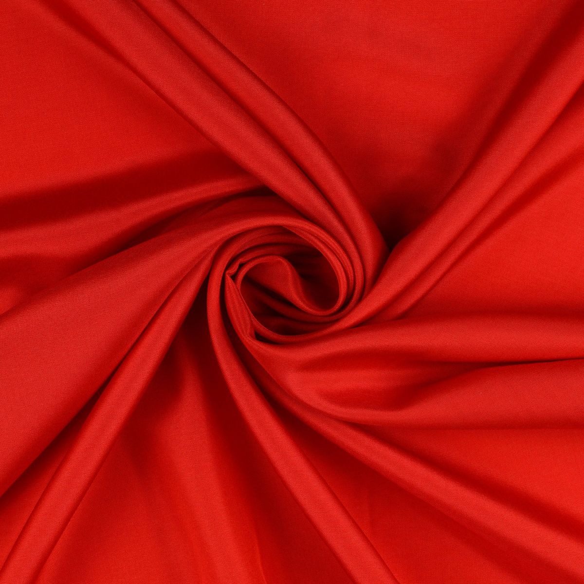 SCHÖNER LEBEN. Stoff Viskose Stoff Futterstoff Neva Viscon Meterware uni rot 140cm, pflegeleicht