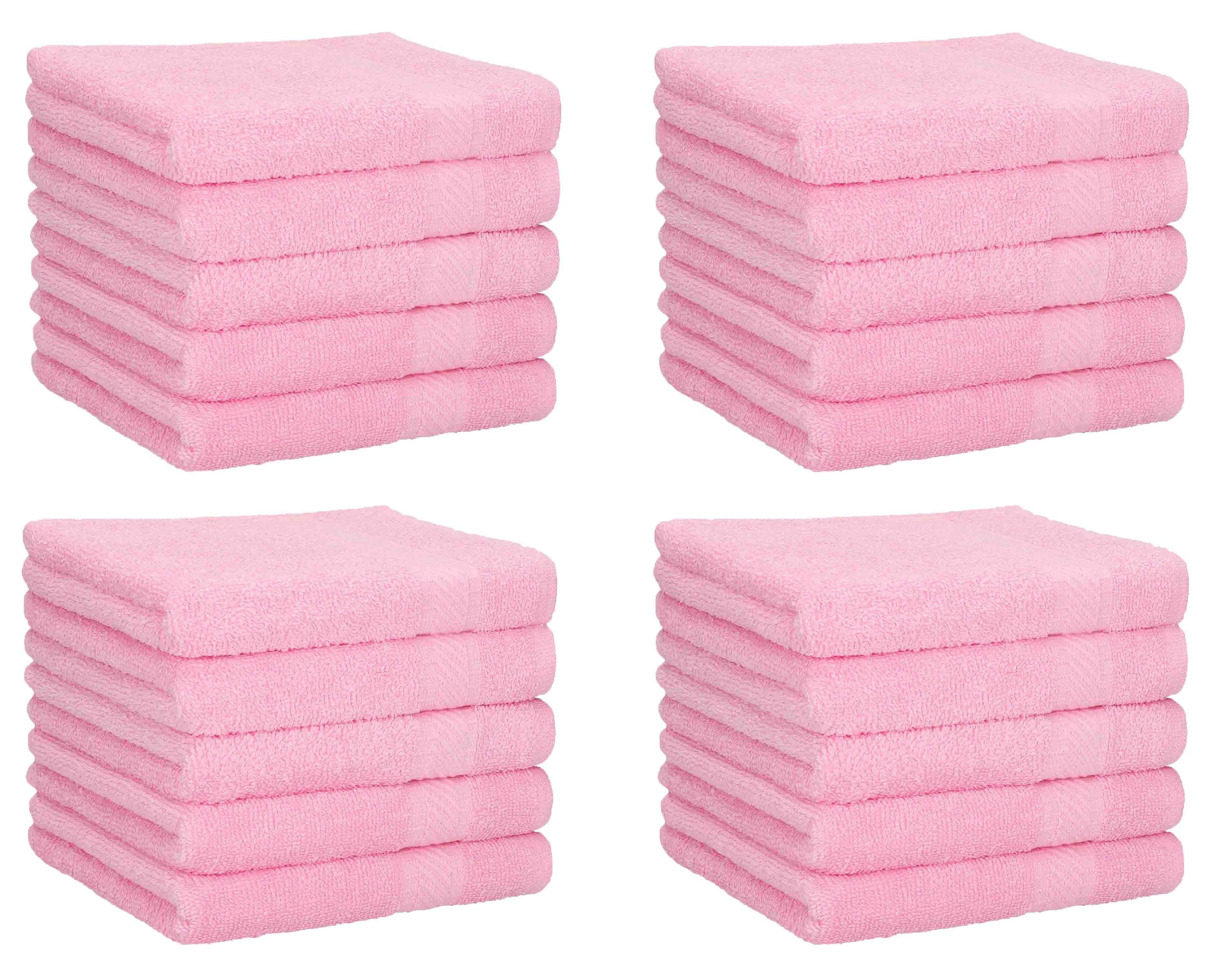Betz Seiftuch 20 Stück Seiftücher Palermo Größe 30x30 cm Farbe rosé
