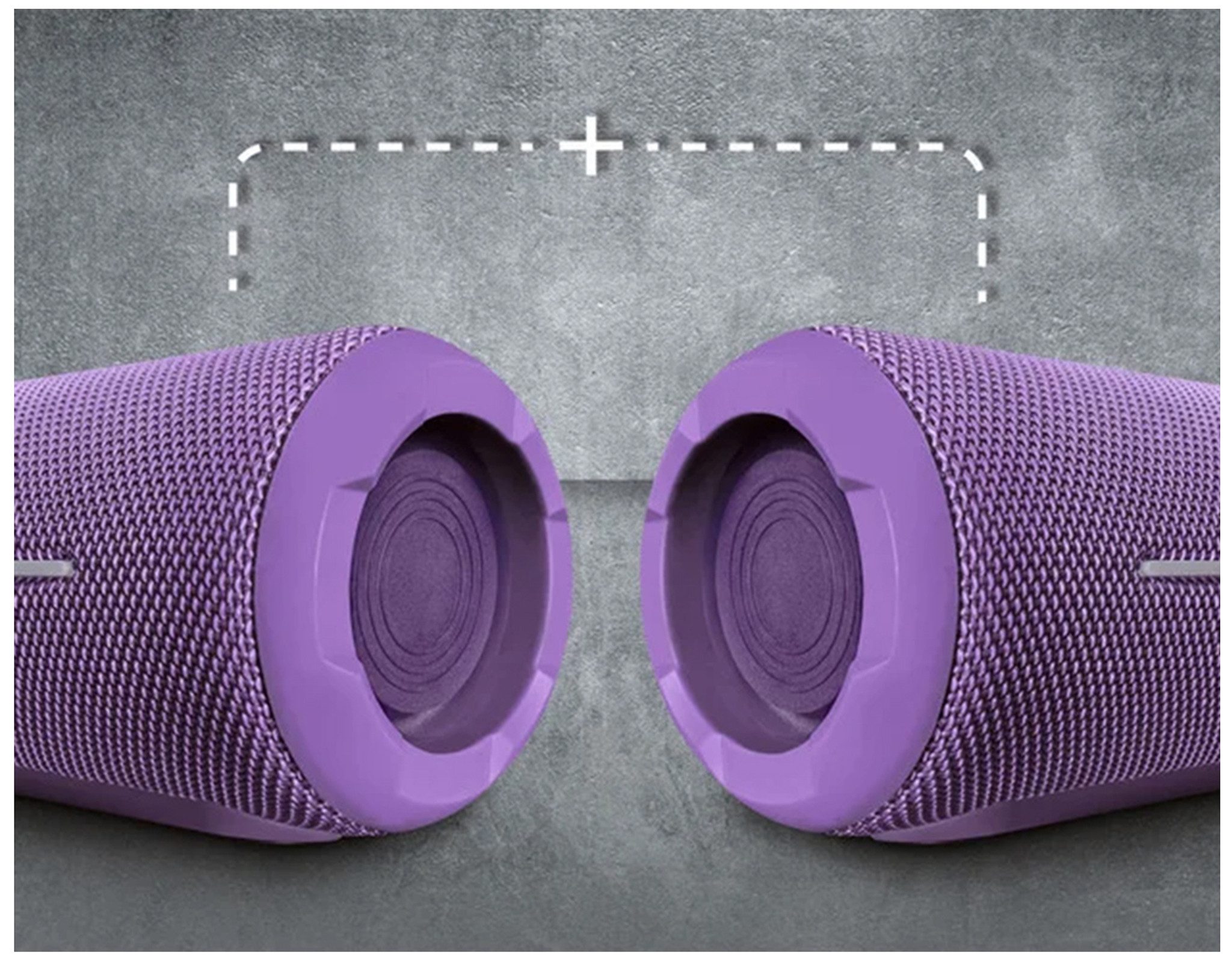 SilverCrest SILVERCREST® Bluetooth®-Lautsprecher Musikbox Rhythm Go PartyPlay lila Bluetooth-Lautsprecher