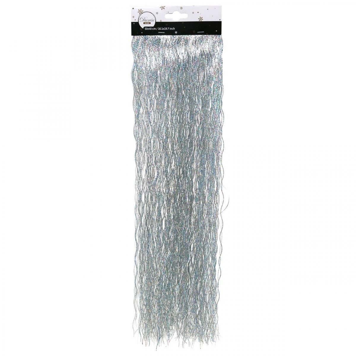 Kaemingk Christbaumschmuck Glitzernde Weihnachtsbaum-Deko aus Kunststoff für funkelnde