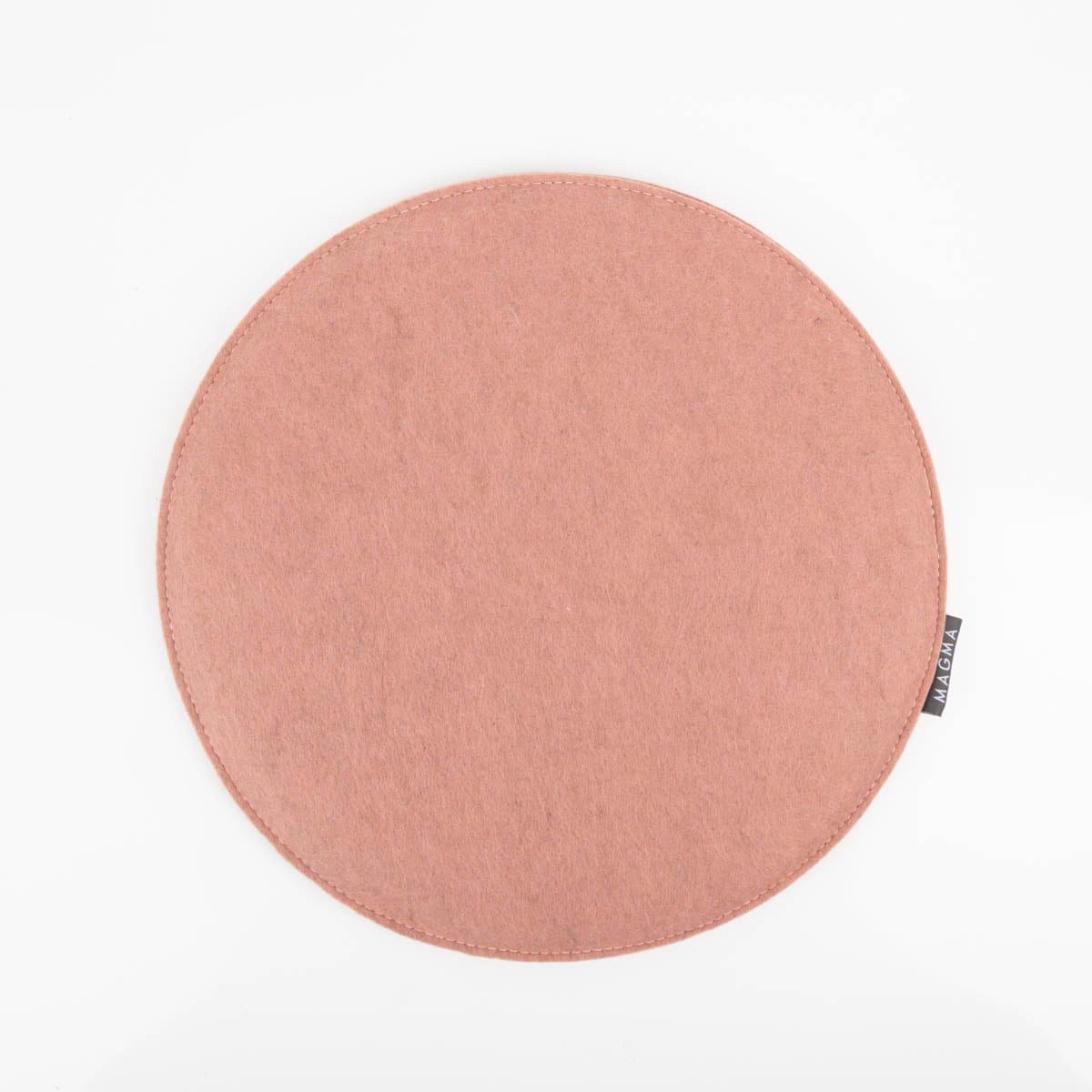 Magma Heimtex Stuhlkissen Magma Stuhlkissen AVARO Filz rund altrosa 35x2cm