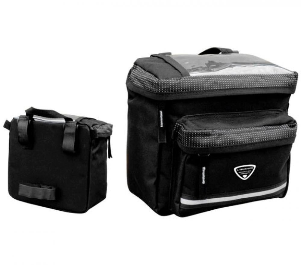 LONGUS Fahrradtasche Longus Lenkertasche BAR M schwarz 3,9l