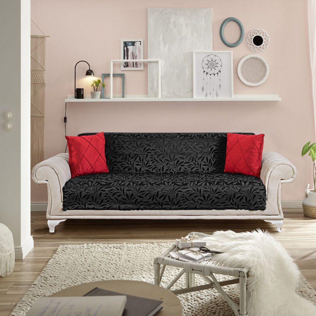Überwurf Waschbar Anti-Rutsch-Abdeckung Couch Möbel Schutz Haustier Sofa 