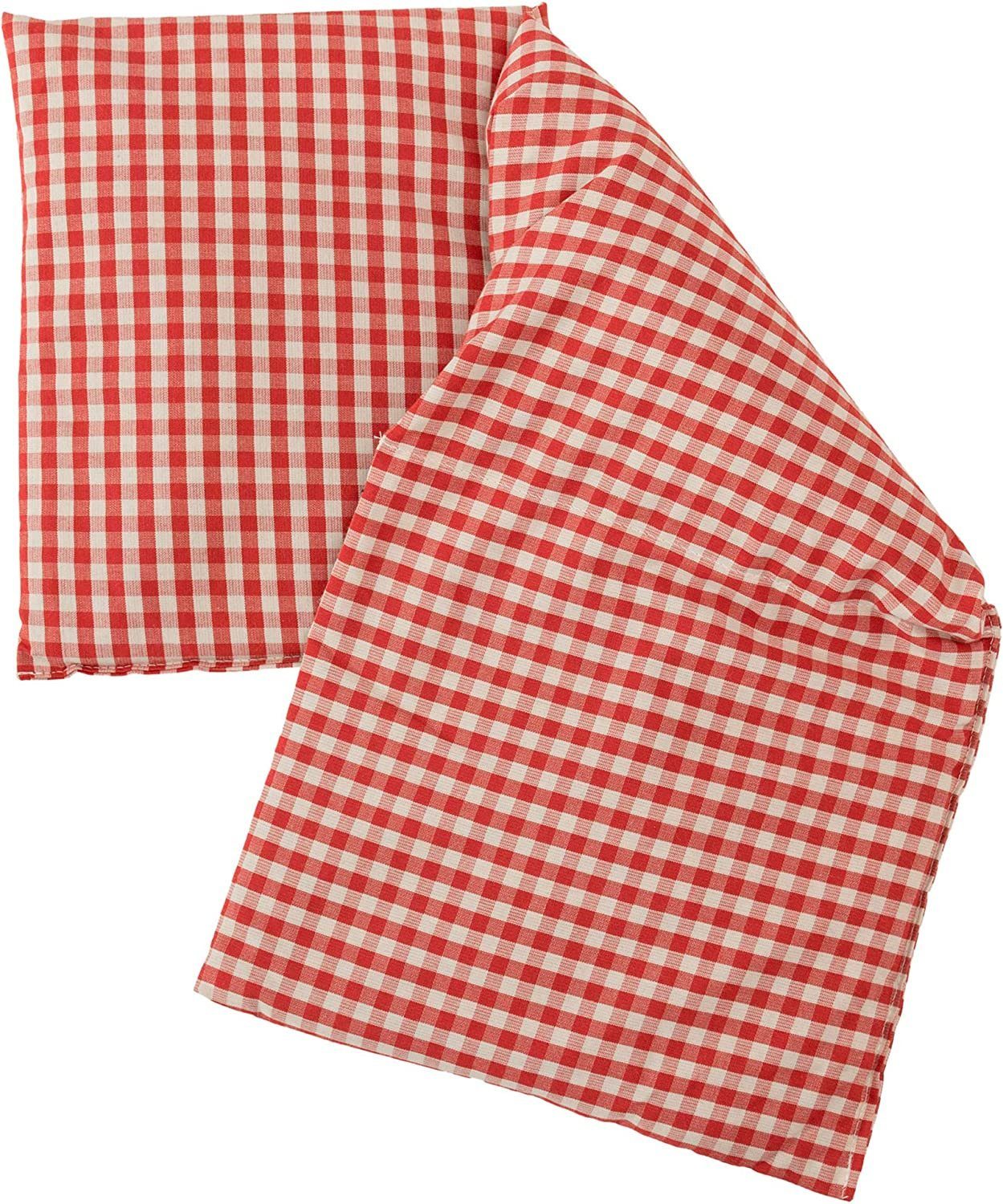 Giraffenland Wärmekissen Leinsamenkissen 3-Kammer 20x50cm Wärmekissen Kältekissen, Wärme- (Mikrowelle/Backofen) o. Kältekissen (Kühlschrank/Gefriertruhe)