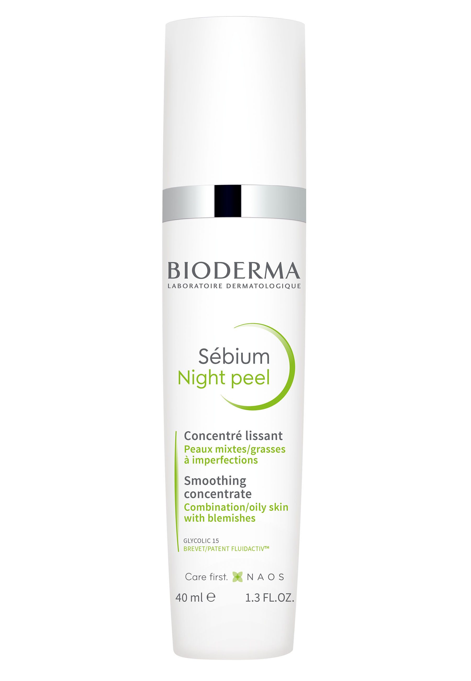 Bioderma Gesichtspeeling Sébium Night Peel, hilft hartnäckige Unreinheiten zu minimieren