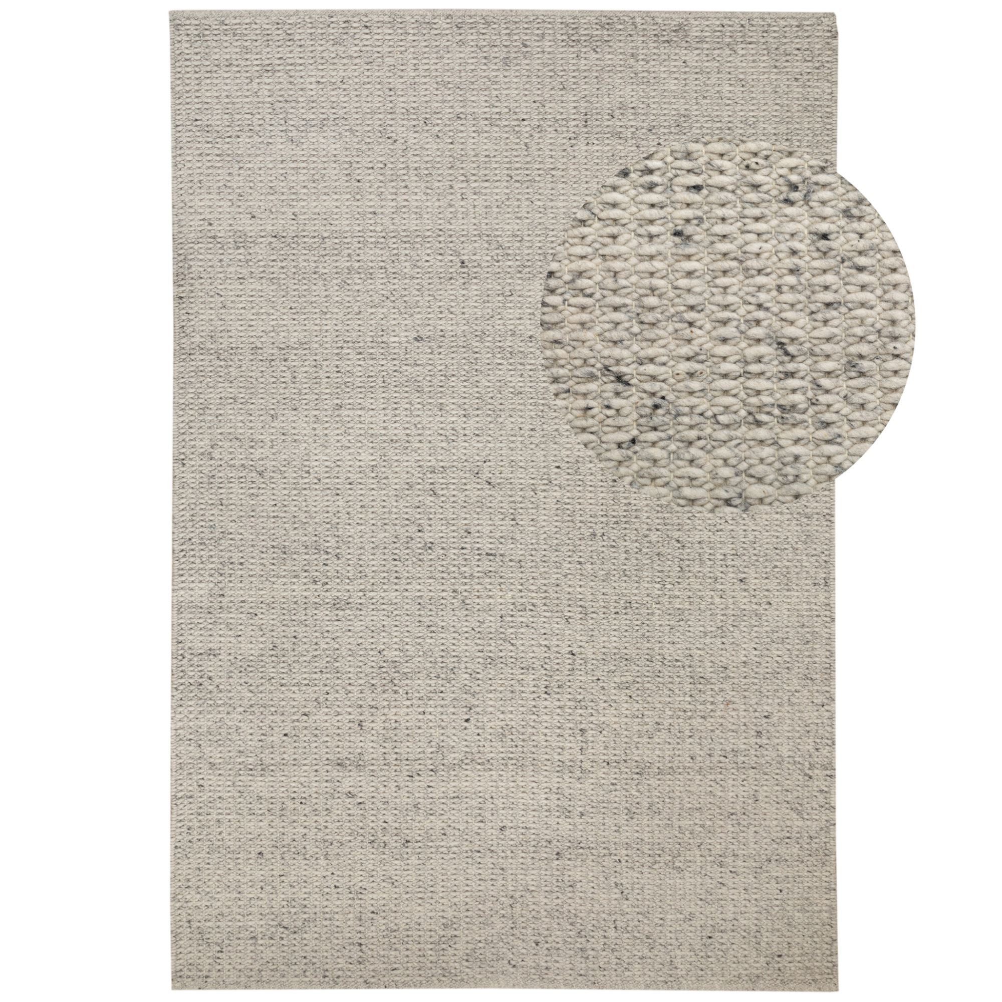 Steffensmeier Wollteppich Kornau mit Fusselstopp, Rechteckig, Handwebteppic günstig online kaufen