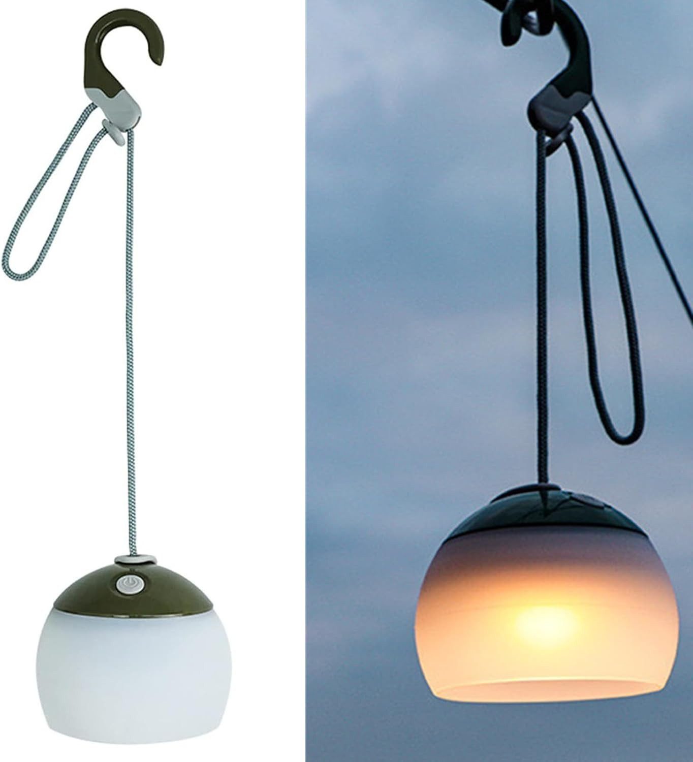 FELIXLEO LED Laterne LED Campinglampe Aufladbar 2 Farben IPX5 USB Wiederaufladbar