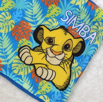 Sarcia.eu Boxer-Badehose DISNEY König der Löwen Simba Badehose für Jungen, blau 7-8 Jahre