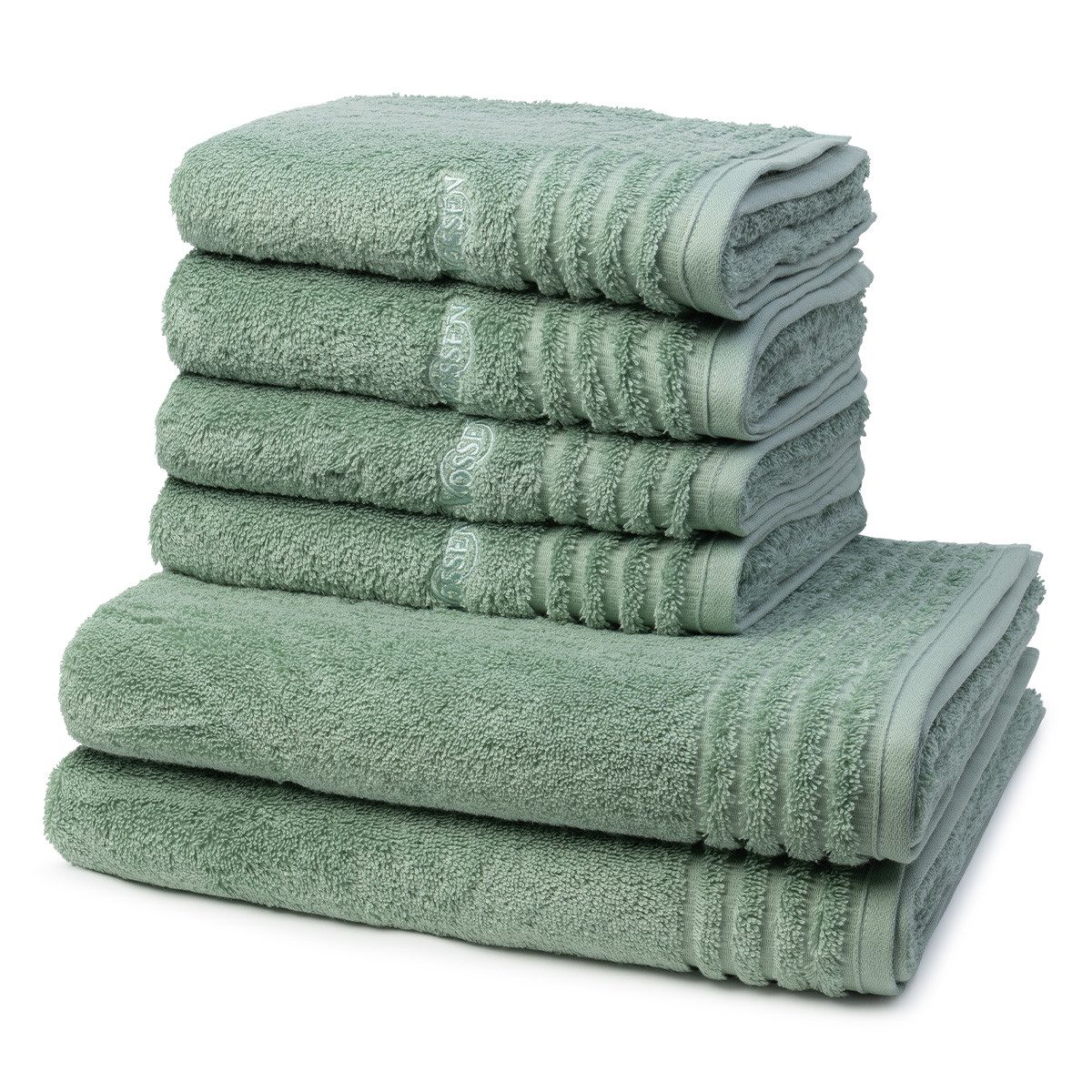 Vossen Handtuch Set Vienna Style Supersoft, Frottee (Spar-Set, 6-St), 4 X Handtuch 2 X Duschtuch im Set - Baumwolle - Saugstark