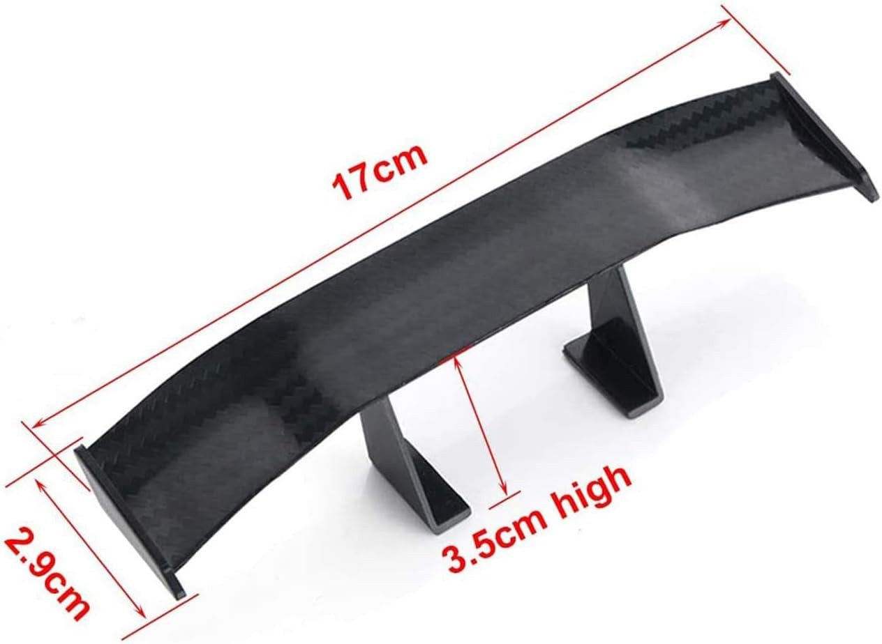 FELIXLEO Frontstoßstange 4er Mini Spoiler Universal Ohne Perforation Fahrzeug Dekoration, 1-St.
