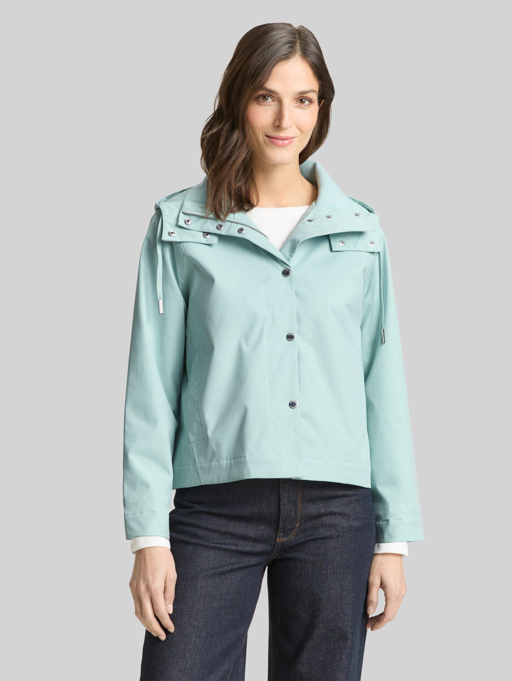 TOM TAILOR Sommerjacke Jacken Ultralight Short Parka aus wasserabweisendem Material