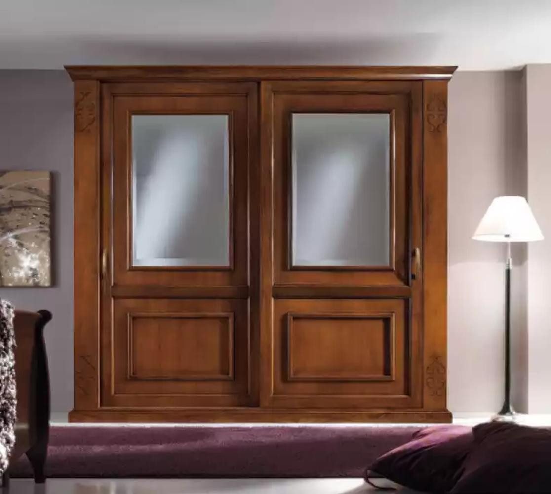 Xlmoebel Kleiderschrank Luxus-Holzschrank in Braun mit elegantem Design und viel Stauraum (1-St., Kleiderschrank) Hergestellt in Europa