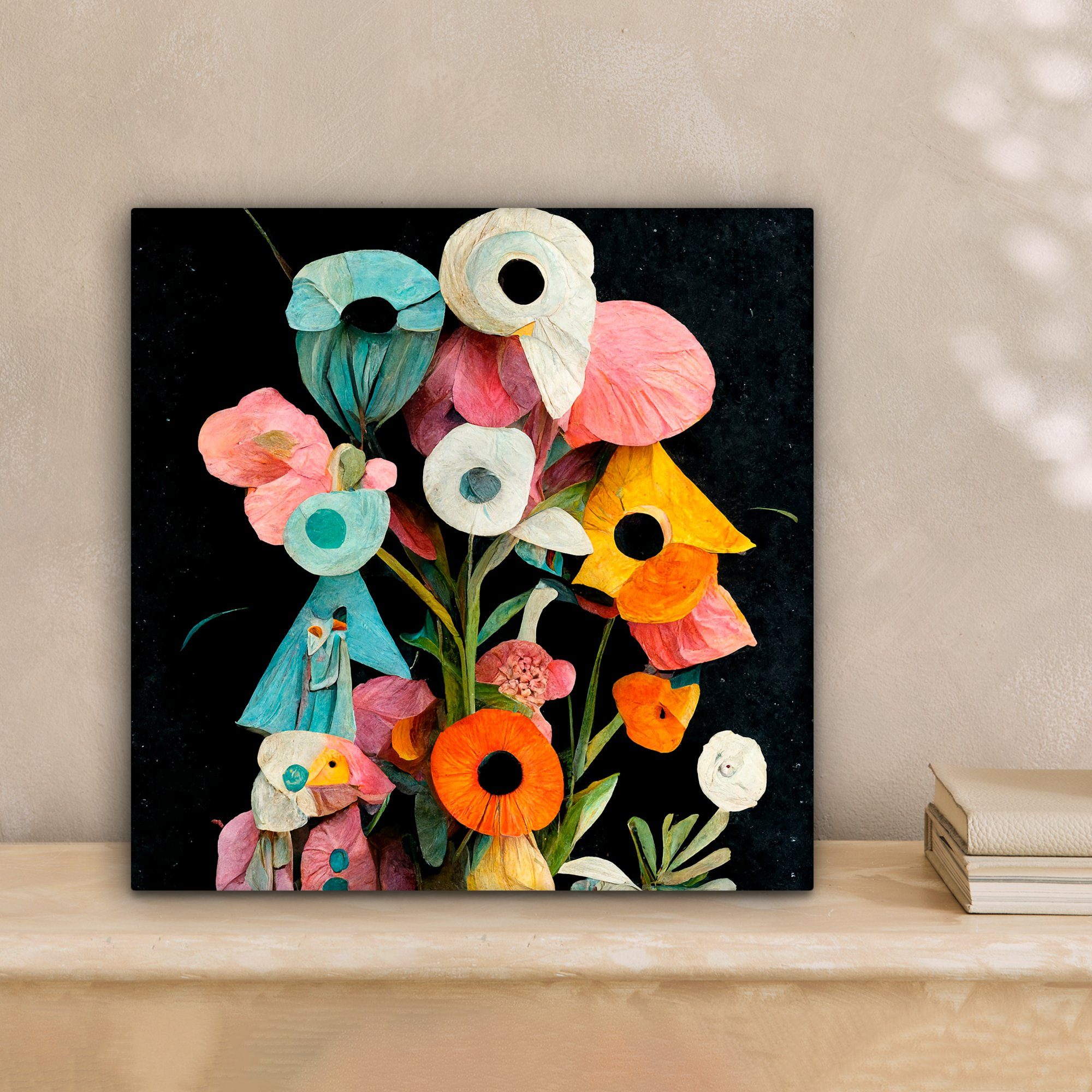 OneMillionCanvasses® Leinwandbild Blumenstrauß - Vase - günstig online kaufen