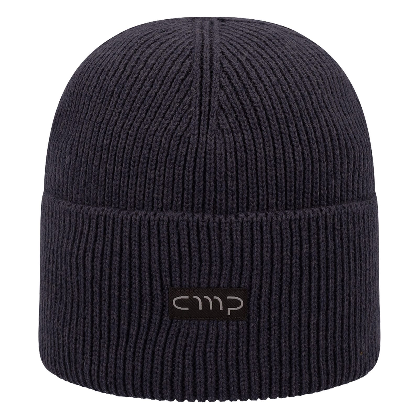 CMP Strickmütze Strickmütze mit aufgenähtem Markenlogo