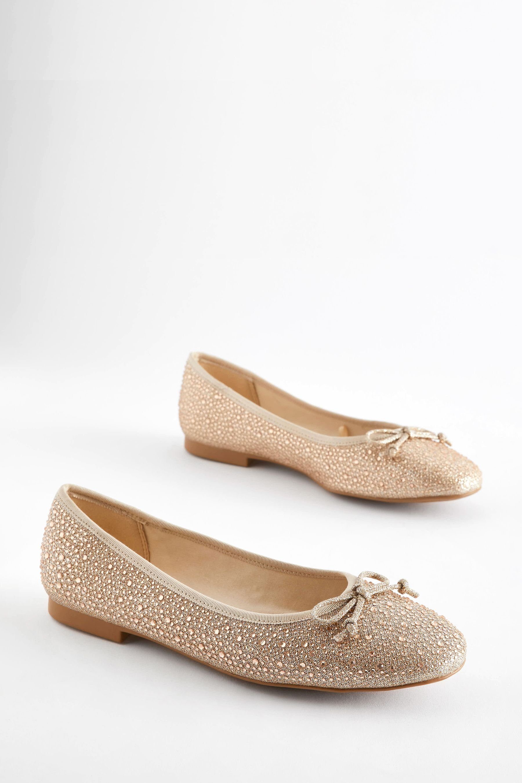 Next Forever Ballerina Gold Comfort® Ballerinas Champagne (1-tlg)