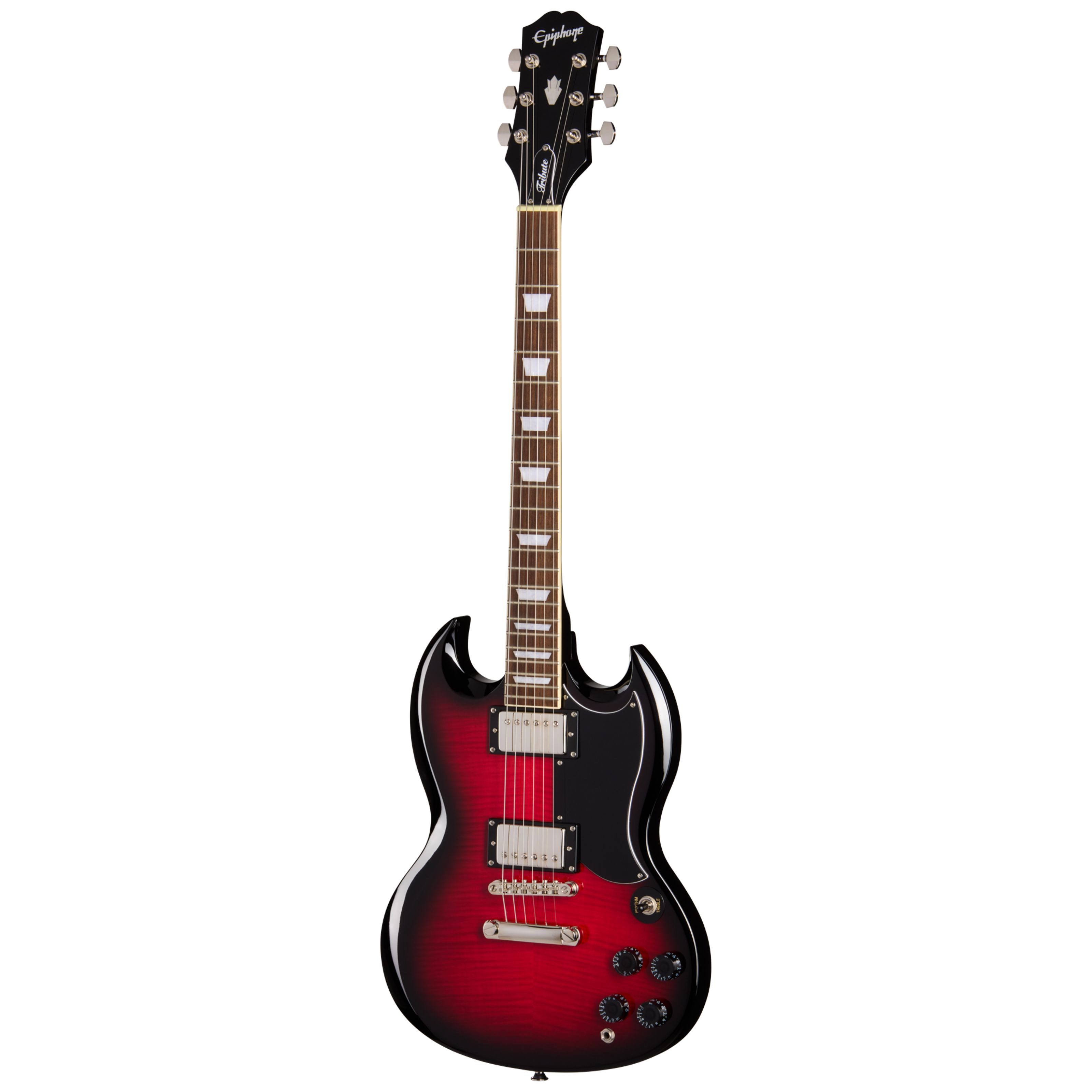 Epiphone E-Gitarre, E-Gitarren, Double Cut Modelle, SG Tribute Plus Cherry Burst - Double Cut Modelle