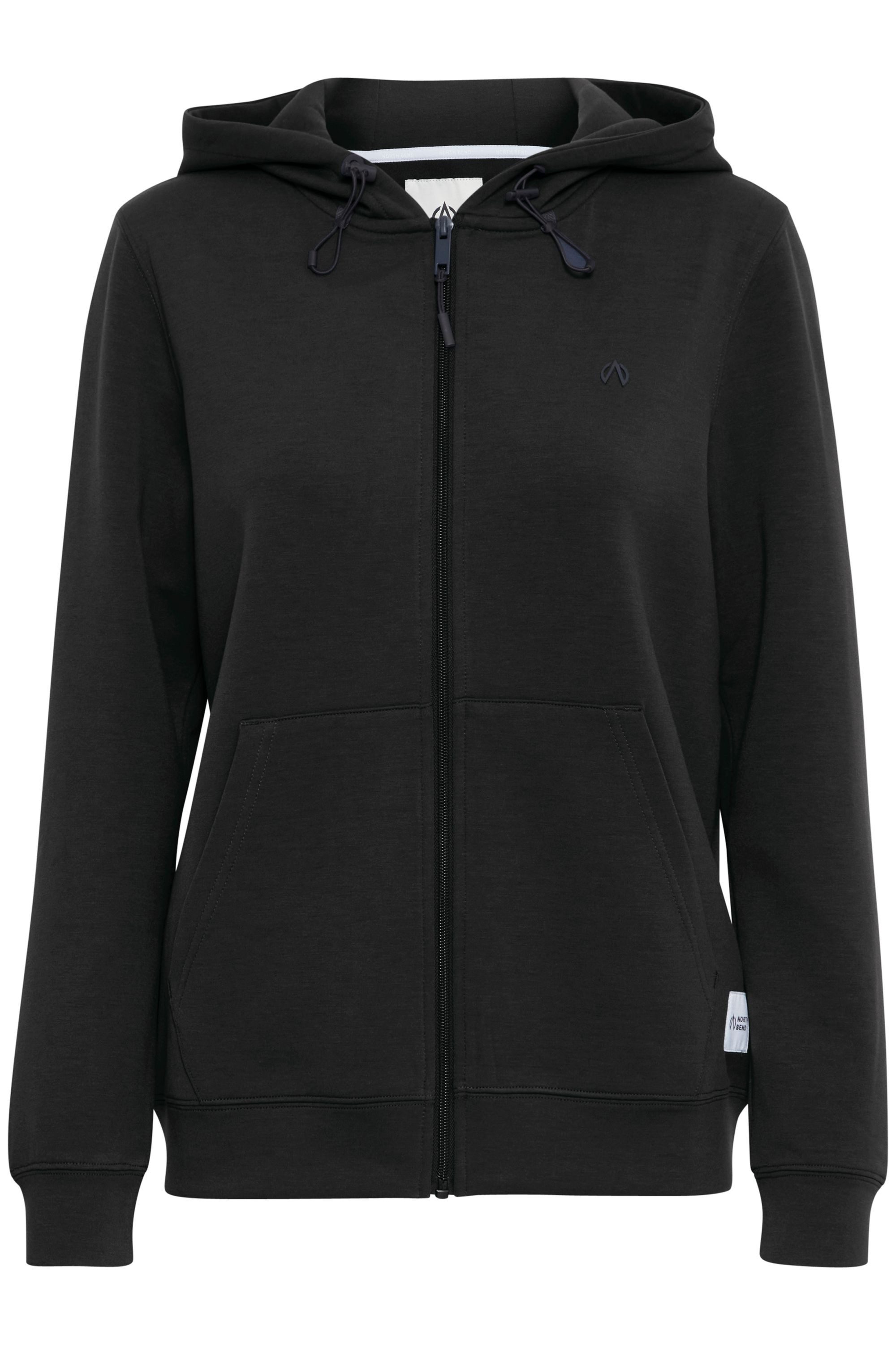 North Bend Sweatjacke NBTara Sportliche Kapuzenjacke mit Kängurutasche – Bild 5 von 5