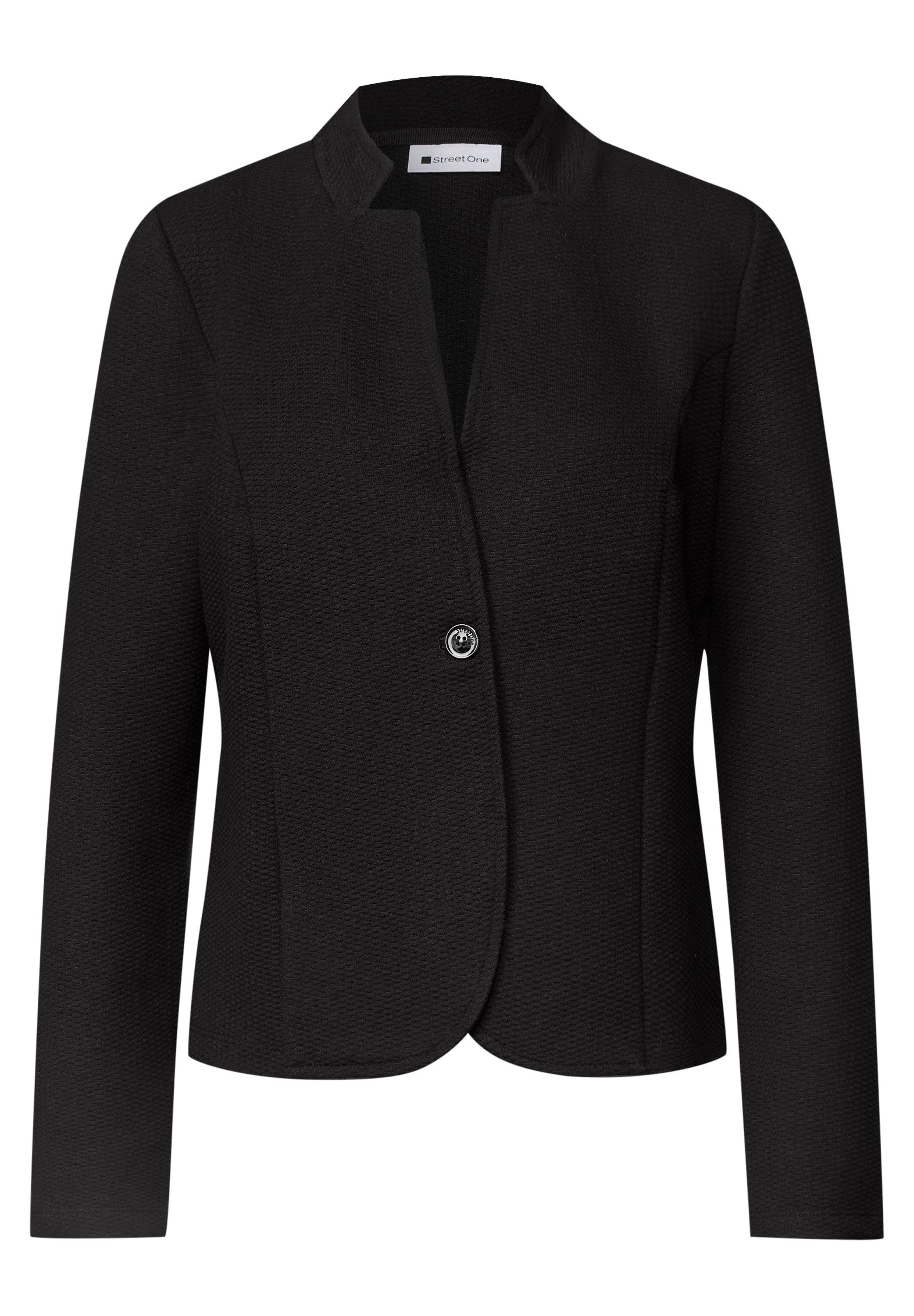 STREET ONE Kurzblazer aus Jersey in Unifarbe – Bild 4 von 5