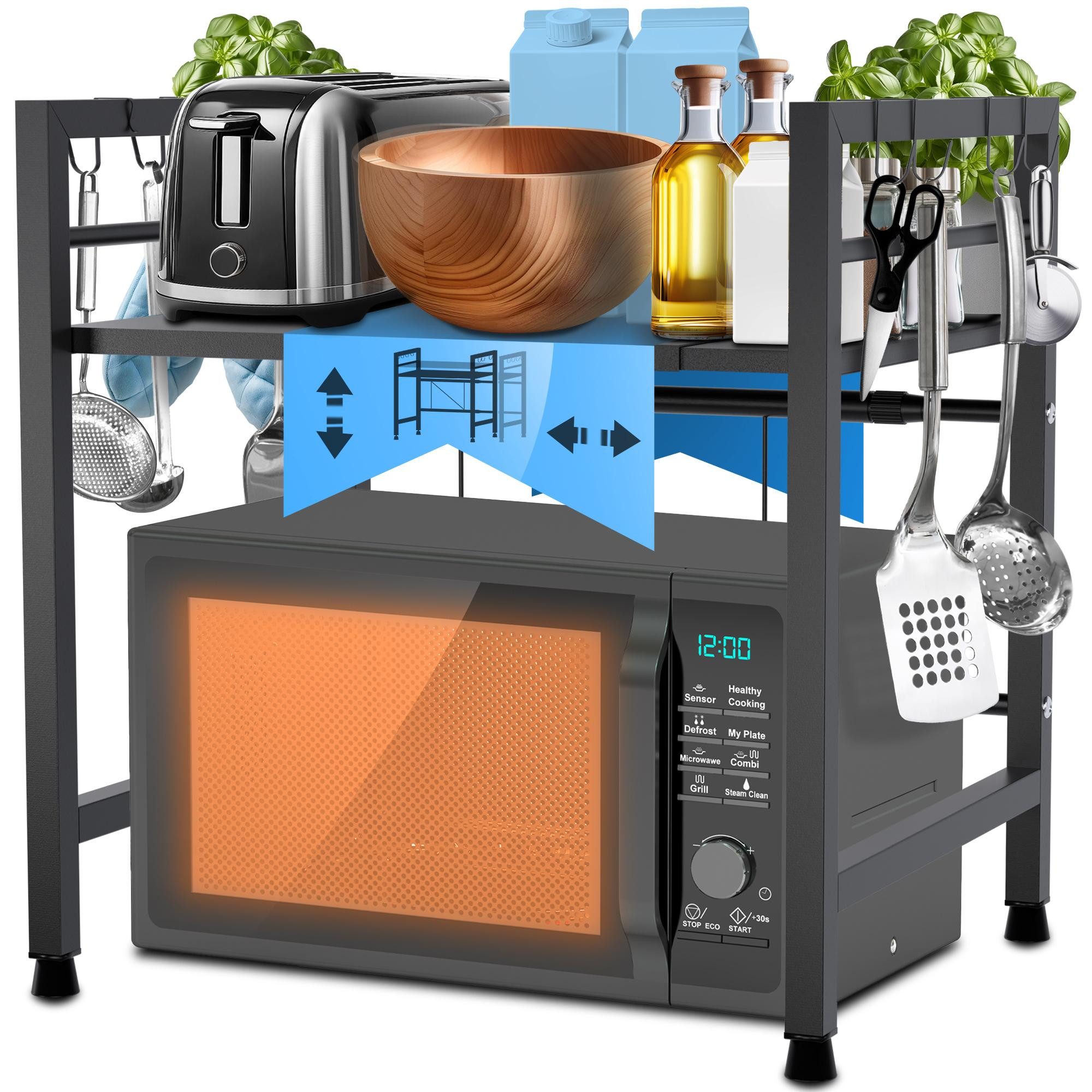 CLP Küchenregal Marana, Verstellbar in Breite günstig online kaufen