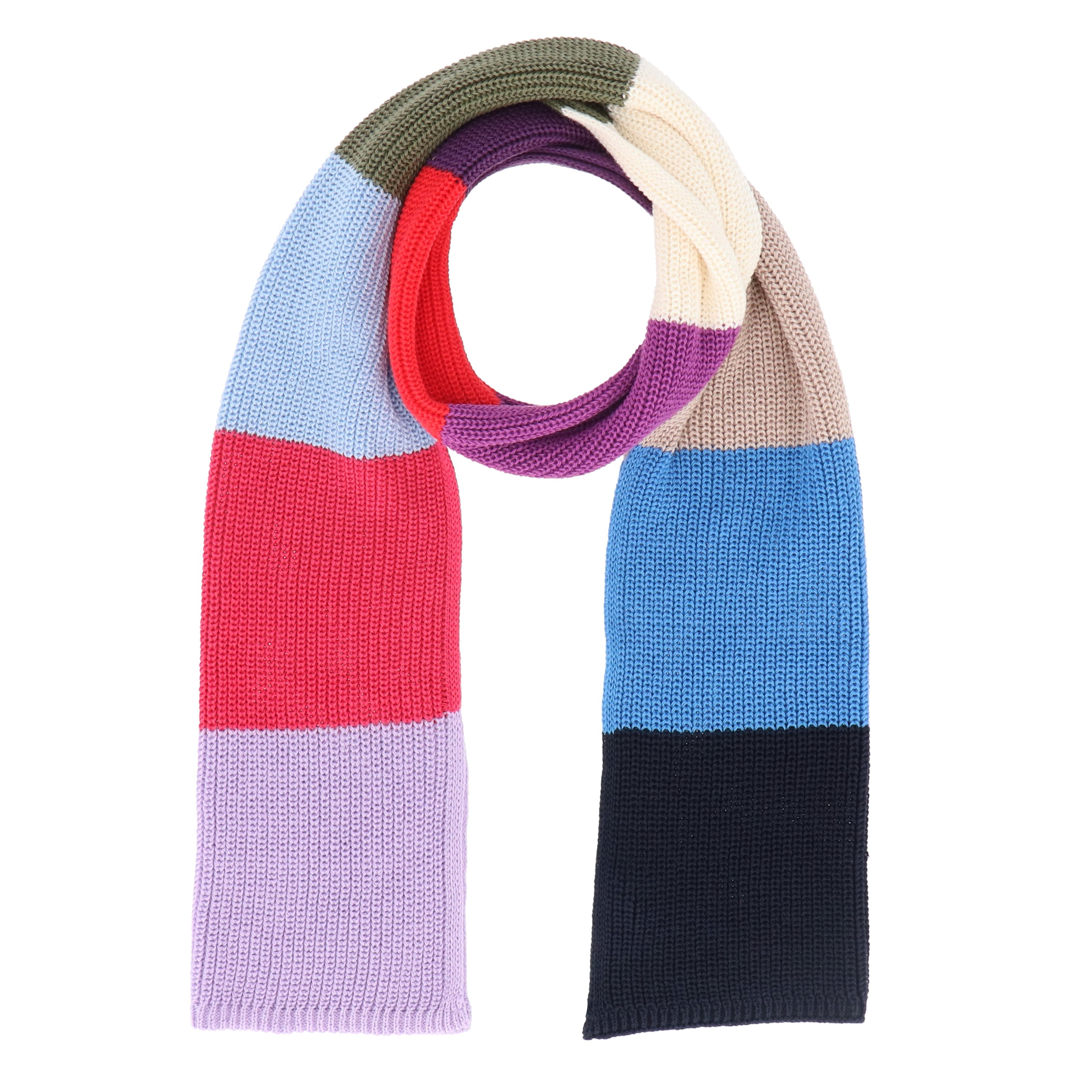 halsüberkopf Accessoires Strickschal Blockstreifen, multicolor