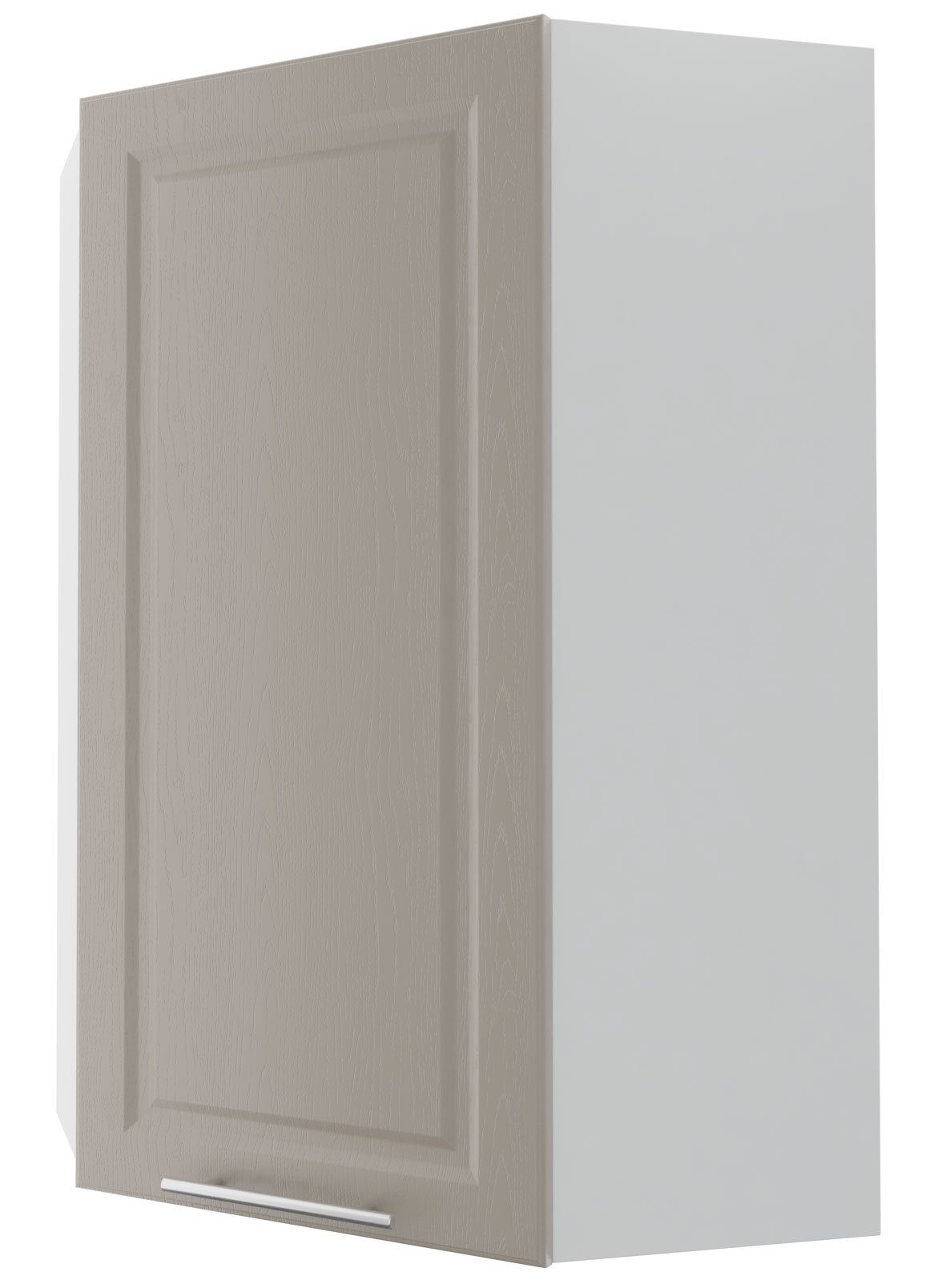 Front- grey light Korpusfarbe 60cm (Elbing) 1-türig wählbar Elbing Eckhängeschrank stone und Feldmann-Wohnen