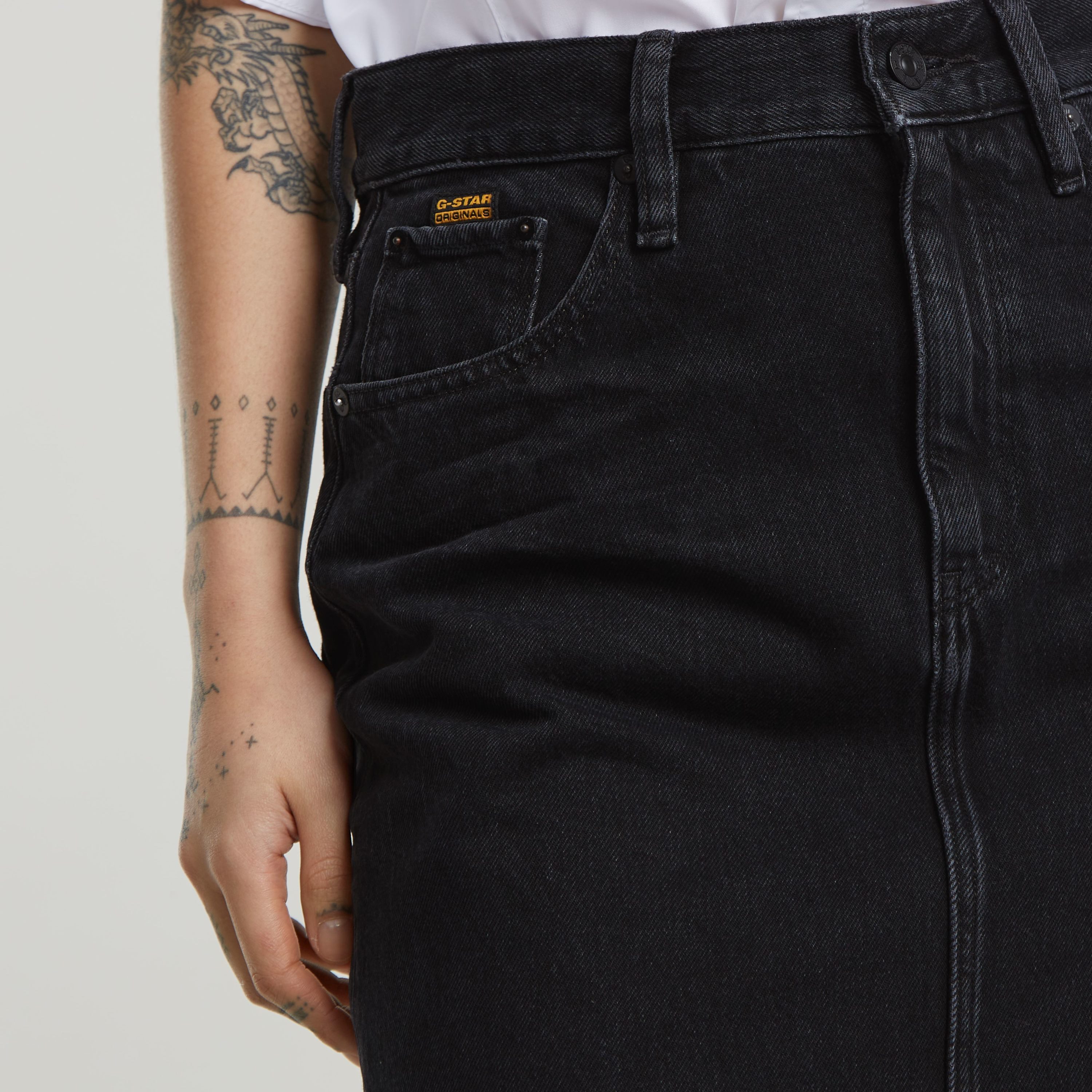 G-STAR Maxirock Viktoria Long Skirt wmn im Jeans-Look
