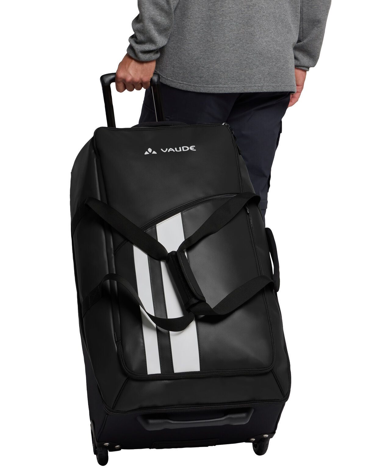 VAUDE Trolley Rotuma 90, 2 Rollen, Reisetasche mit Rollen und Teleskopgriff, 90 Liter