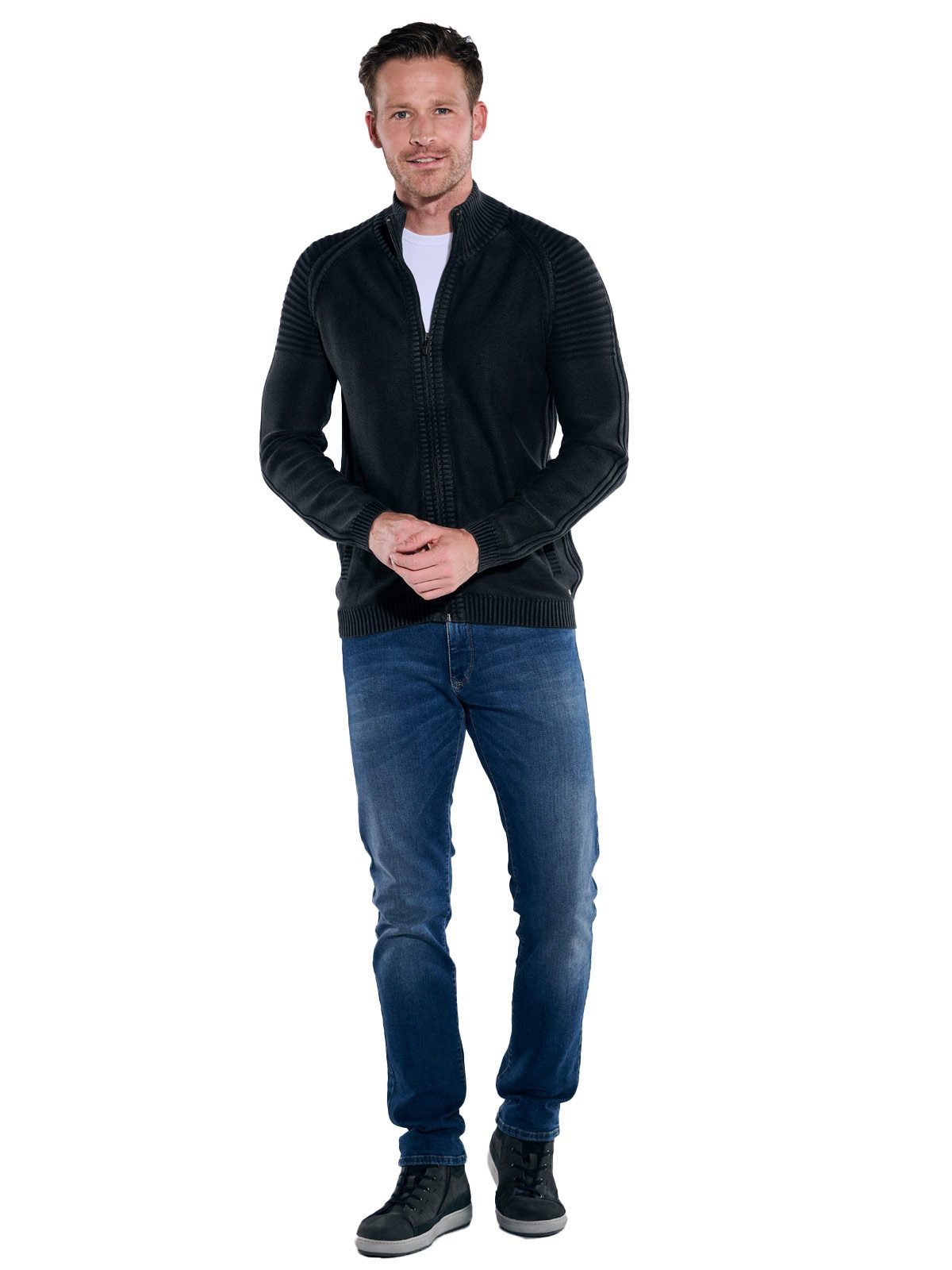 Engbers Cardigan Herren Cardigan uni, Anthrazit