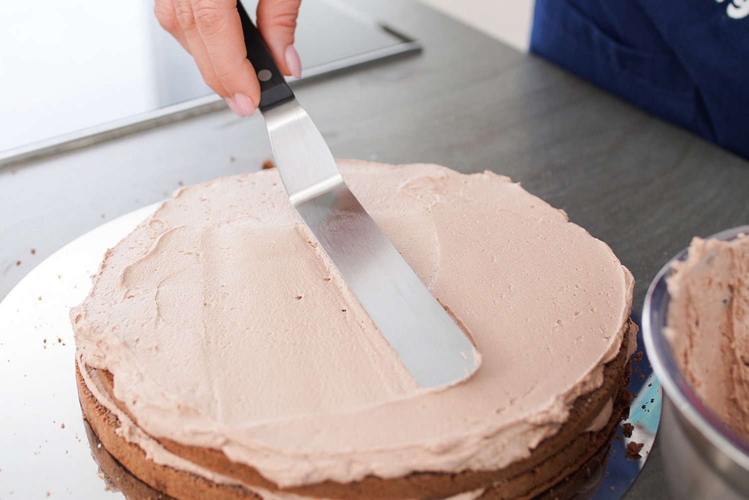 Sallys Winkelpalette -, Klinge aus rostfreiem Edelstahl und ergonomisch geformter Griff