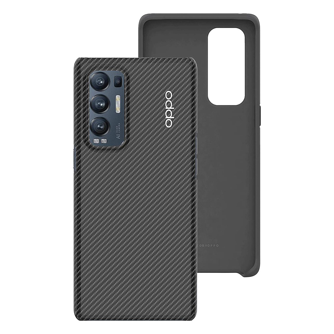 Oppo Handyhülle Aramid Fiber Case für Find X3 Neo